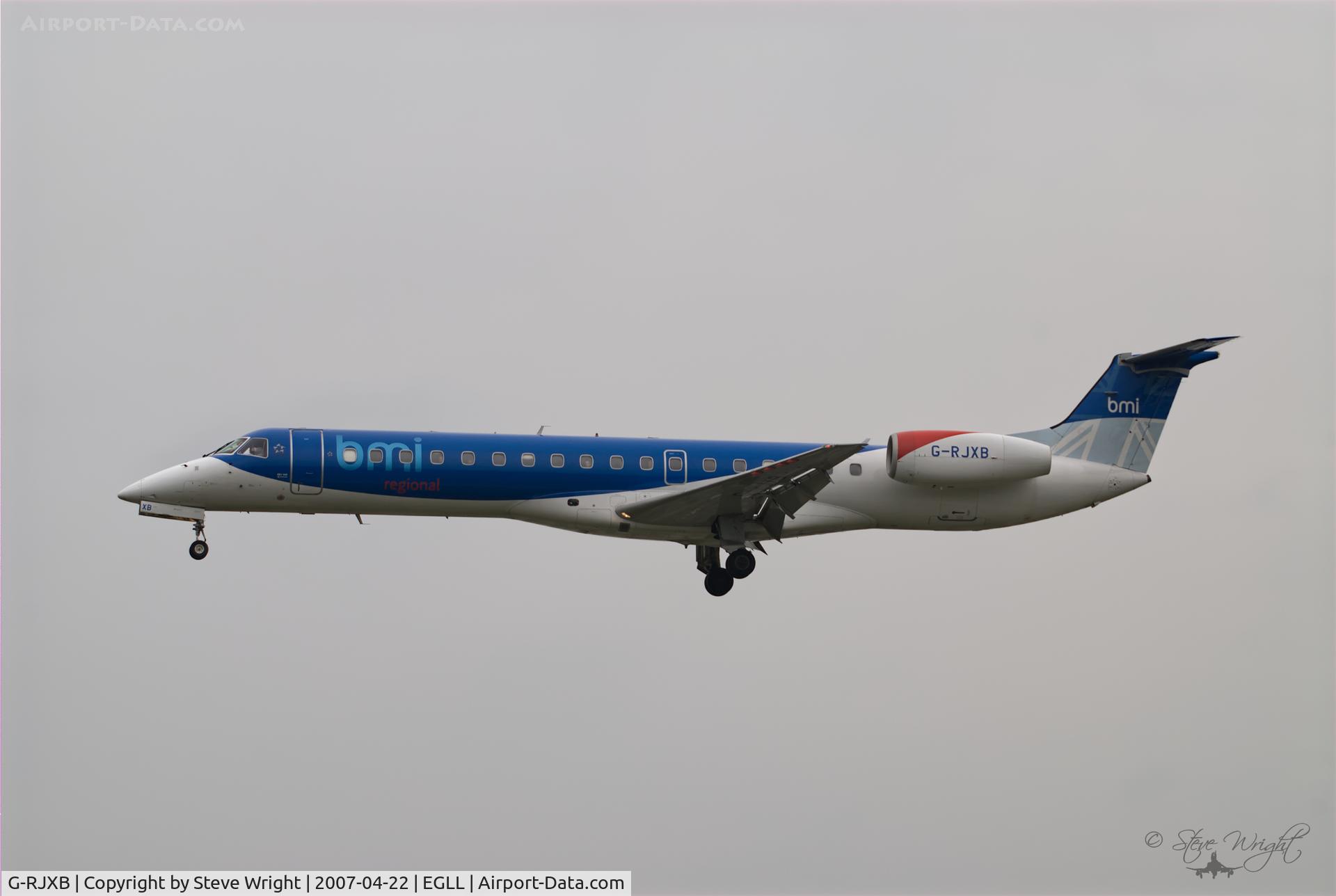 G-RJXB, 1999 Embraer EMB-145EP (ERJ-145EP) C/N 145142, London Heathrow Airport