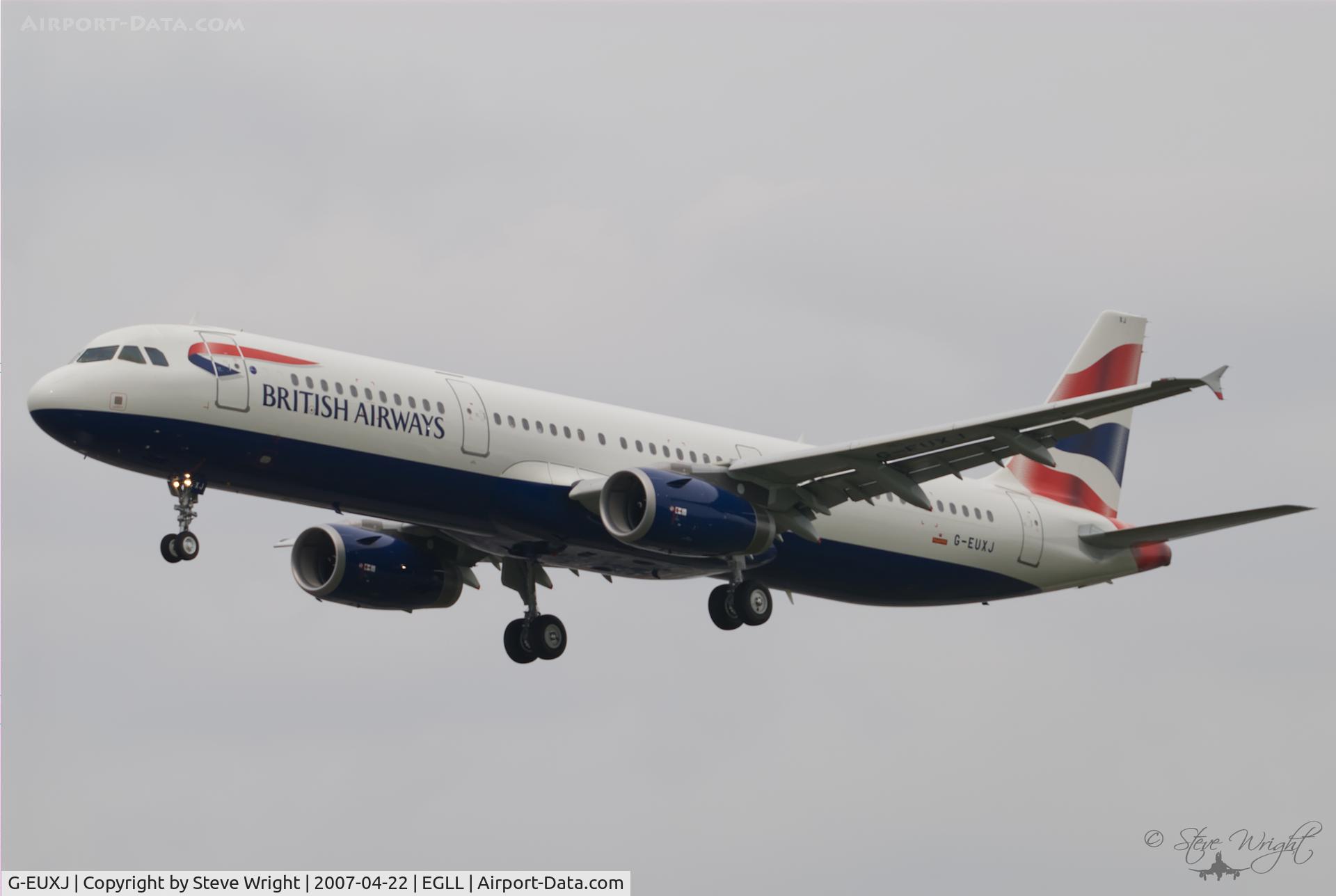 G-EUXJ, 2007 Airbus A321-231 C/N 3081, London Heathrow Airport