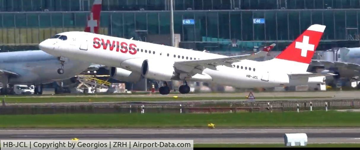 HB-JCL, 2018 Bombardier CS300 (BD-500-1A11) C/N 55029, Flight to SKG