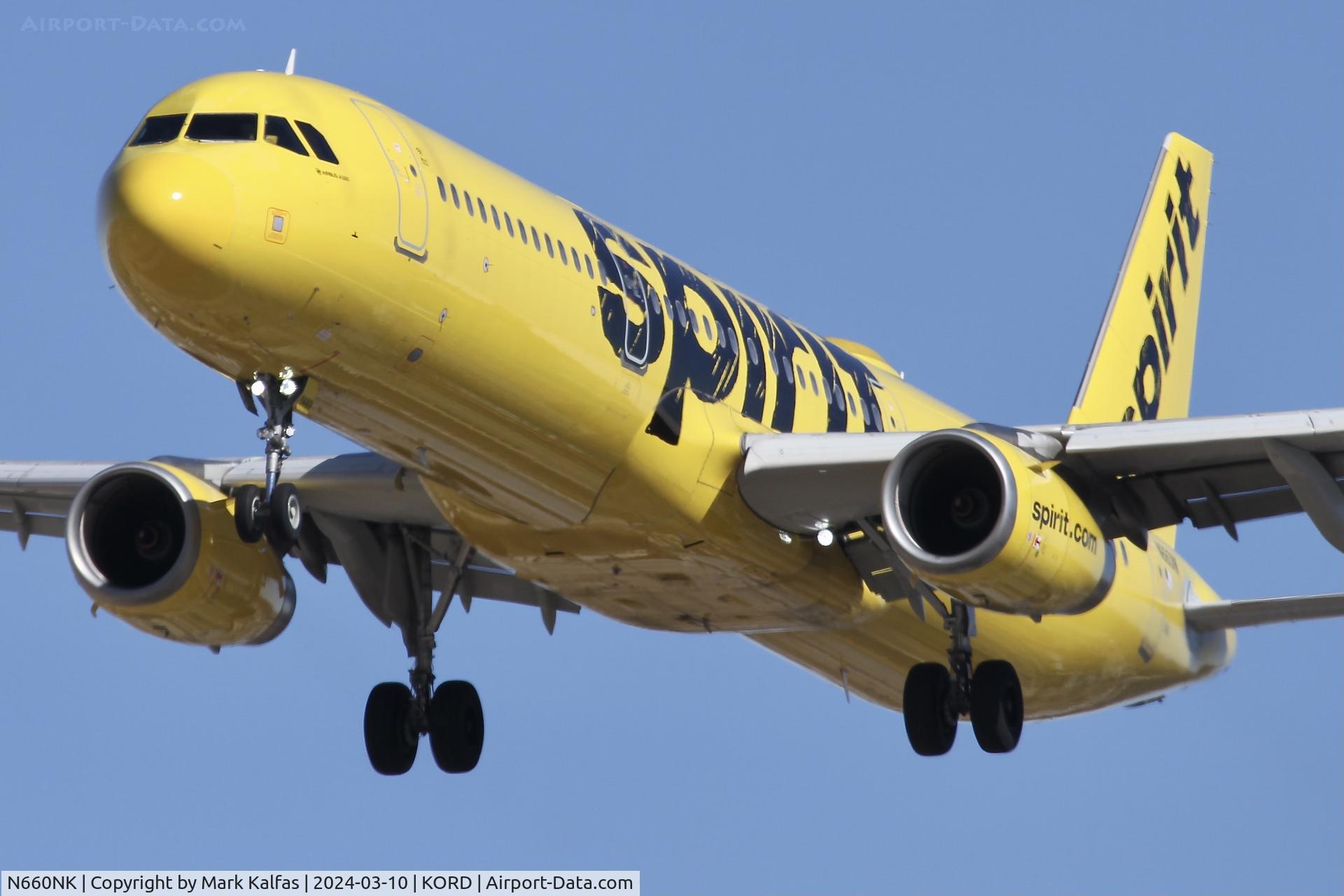 N660NK, 2015 Airbus A321-231 C/N 6804, A321 Spirit Airlines A321-231 N660NK NKS105 MMUN-KORD