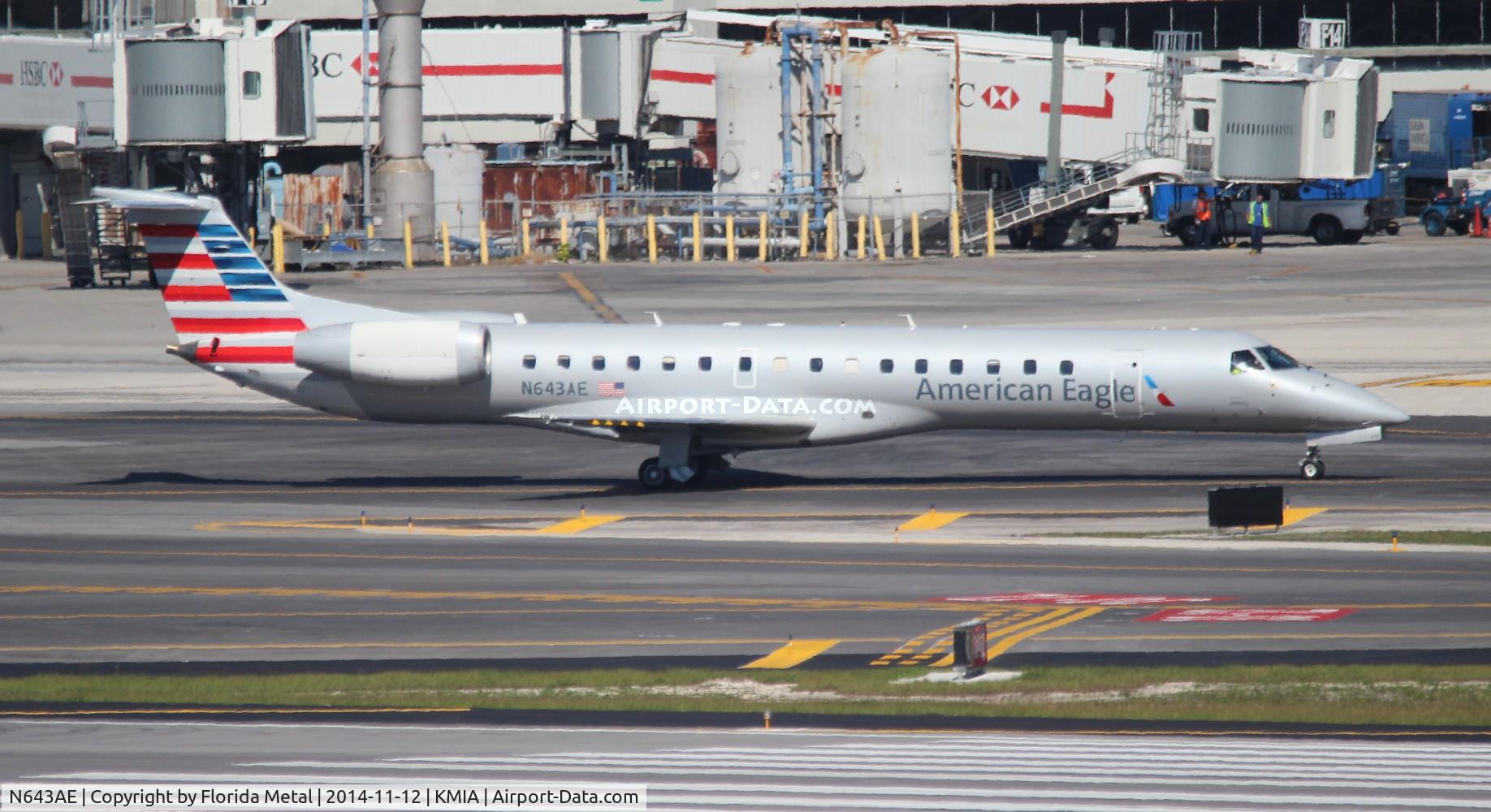 N643AE, 1999 Embraer ERJ-145LR (EMB-145LR) C/N 145200, ENY/AE E145 nc zx MIA-BHS