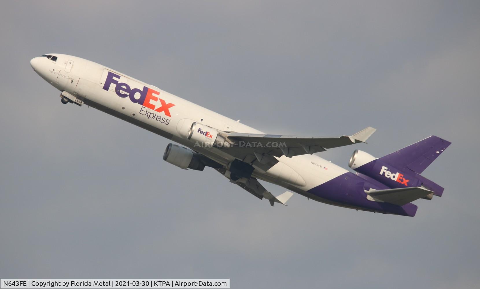 N643FE, McDonnell Douglas MD-11F C/N 48486, FDX MD-11F zx TPA-MEM