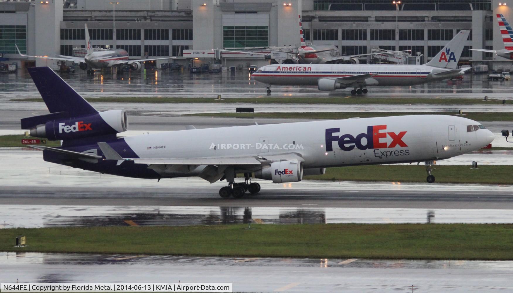 N644FE, McDonnell Douglas MD-11F C/N 48444, FDX MD-11F zx MEM-MIA