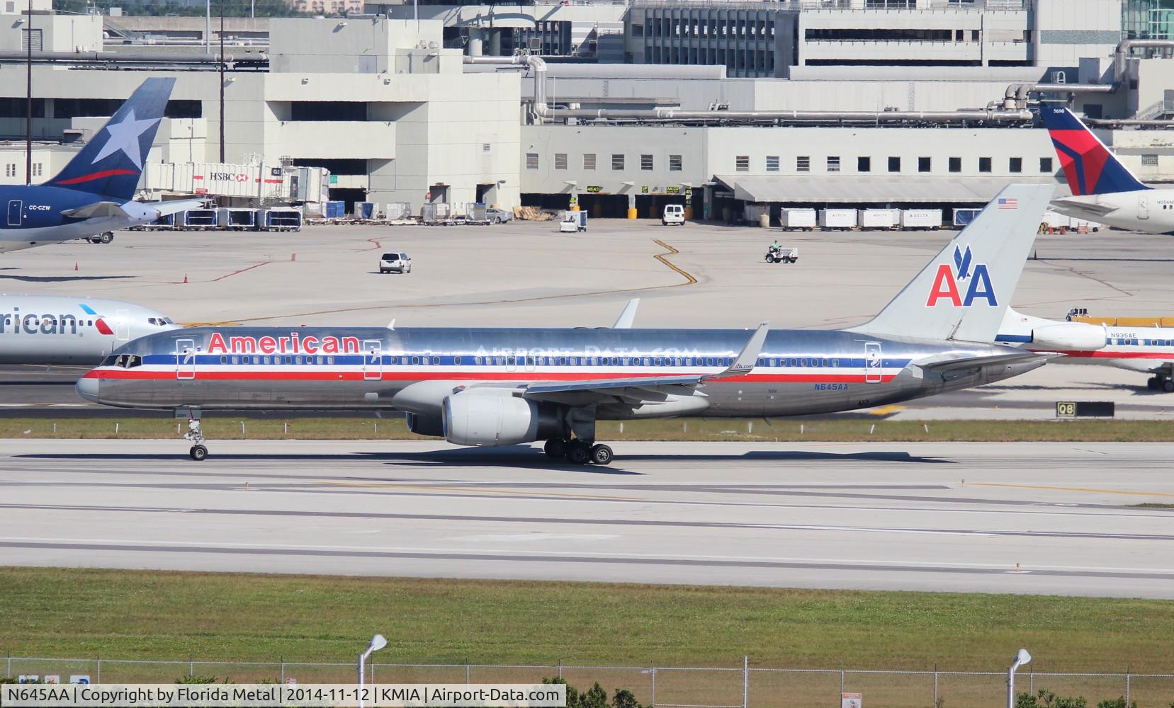 N645AA, 1991 Boeing 757-223 C/N 24603, AAL 752 oc zx MIA-LIM