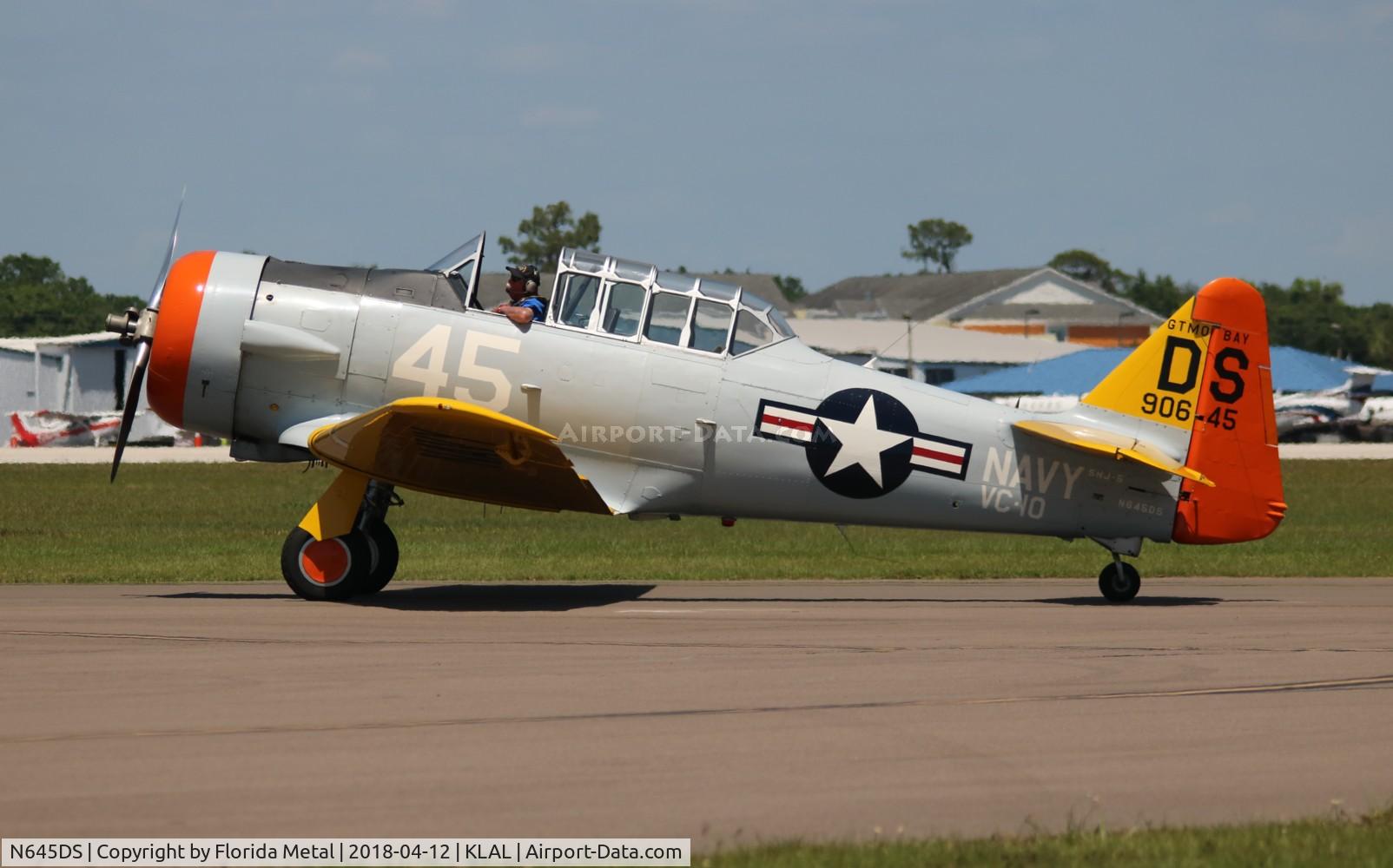 N645DS, 1944 North American SNJ-5 Texan Texan C/N 88-17678, Sun N Fun 2018 zx LAL