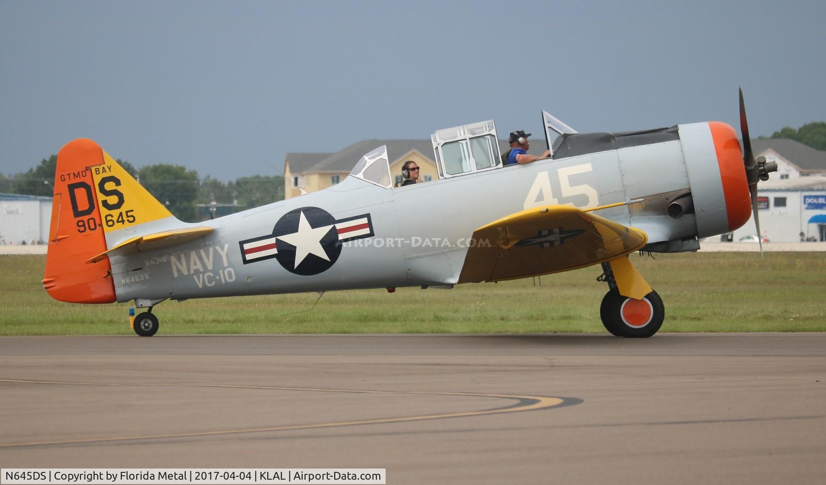 N645DS, 1944 North American SNJ-5 Texan Texan C/N 88-17678, SNJ-5 zx