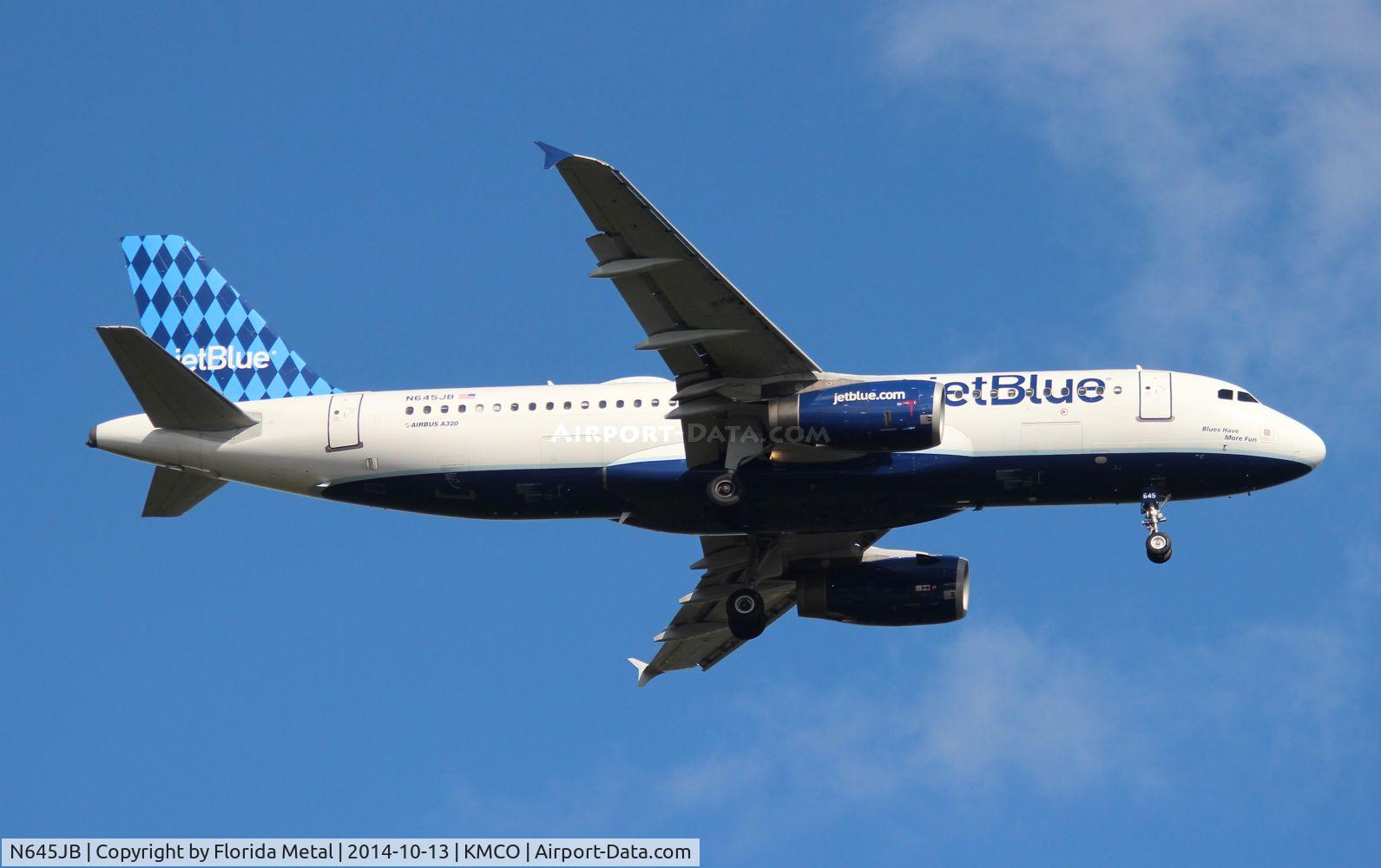N645JB, 2006 Airbus A320-232 C/N 2900, JBU A320 zx EWR-MCO
