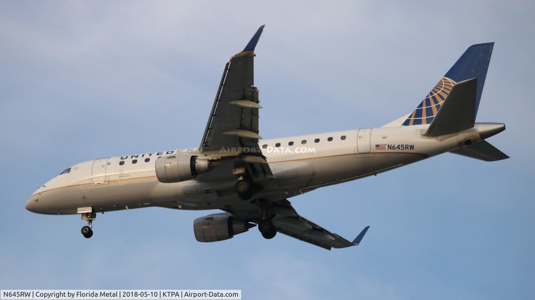 N645RW, 2005 Embraer 170SE (ERJ-170-100SE) C/N 17000064, RPA/UE E170 zx IAD-TPA