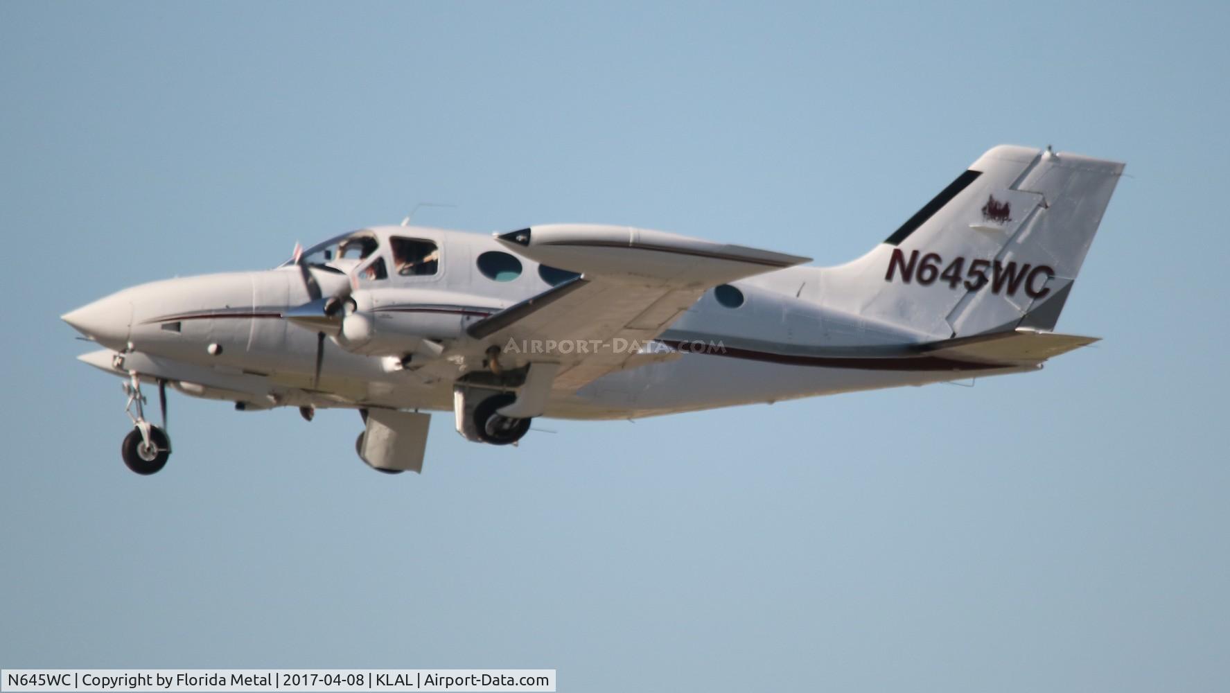 N645WC, 1975 Cessna 414 Chancellor C/N 414-0645, C414 zx
