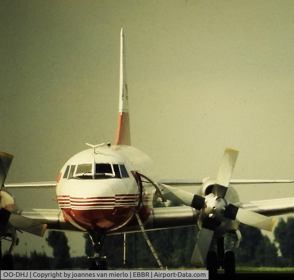OO-DHJ, 1956 Convair 580(F) C/N 361, ex-slide