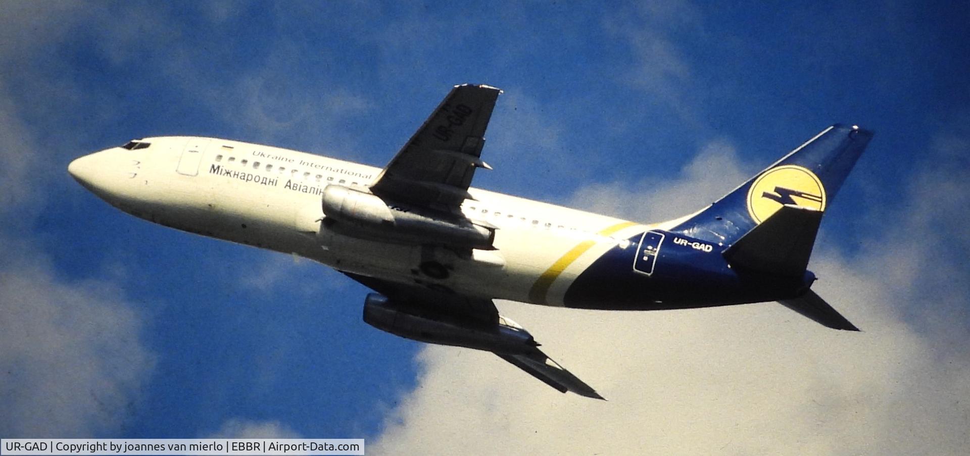 UR-GAD, 1982 Boeing 737-2T4 C/N 22802/901, ex-slide