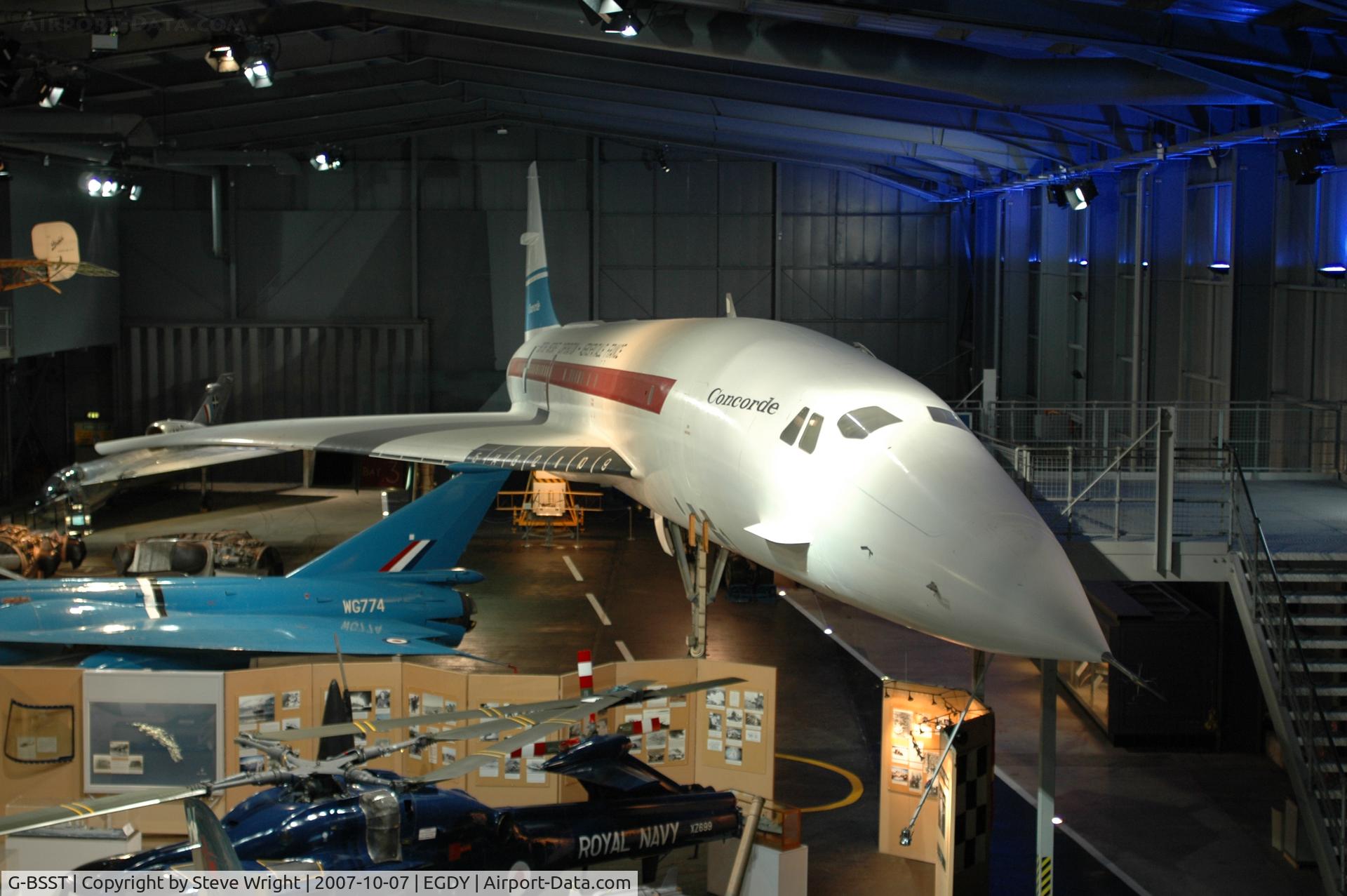 G-BSST, 1966 Aerospatiale-BAC Concorde Prototype C/N 002/13520, Fleet Air Arm Museum, RNAS Yeovilton