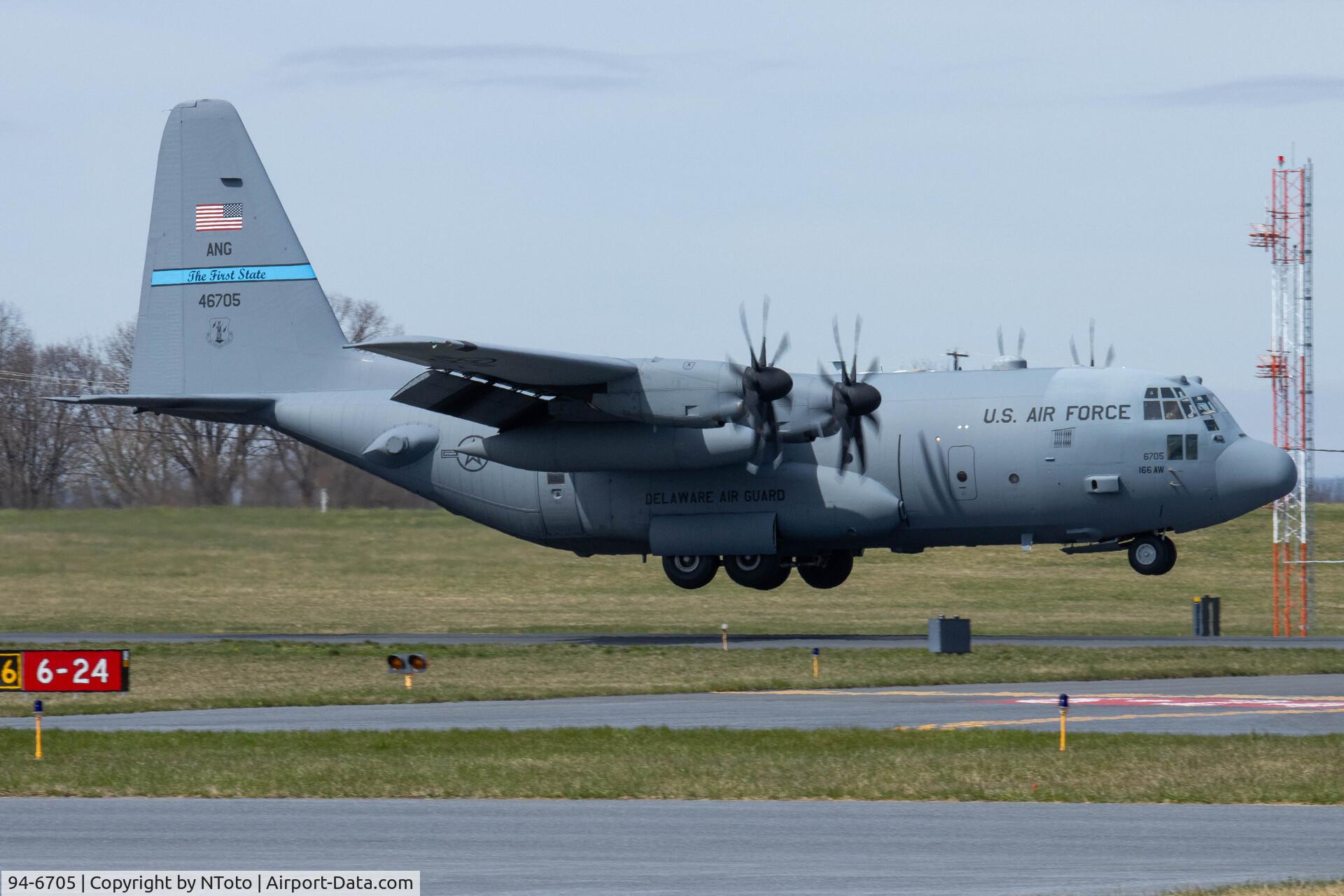 94-6705, 1994 Lockheed C-130H Hercules C/N 382-5397, Plane