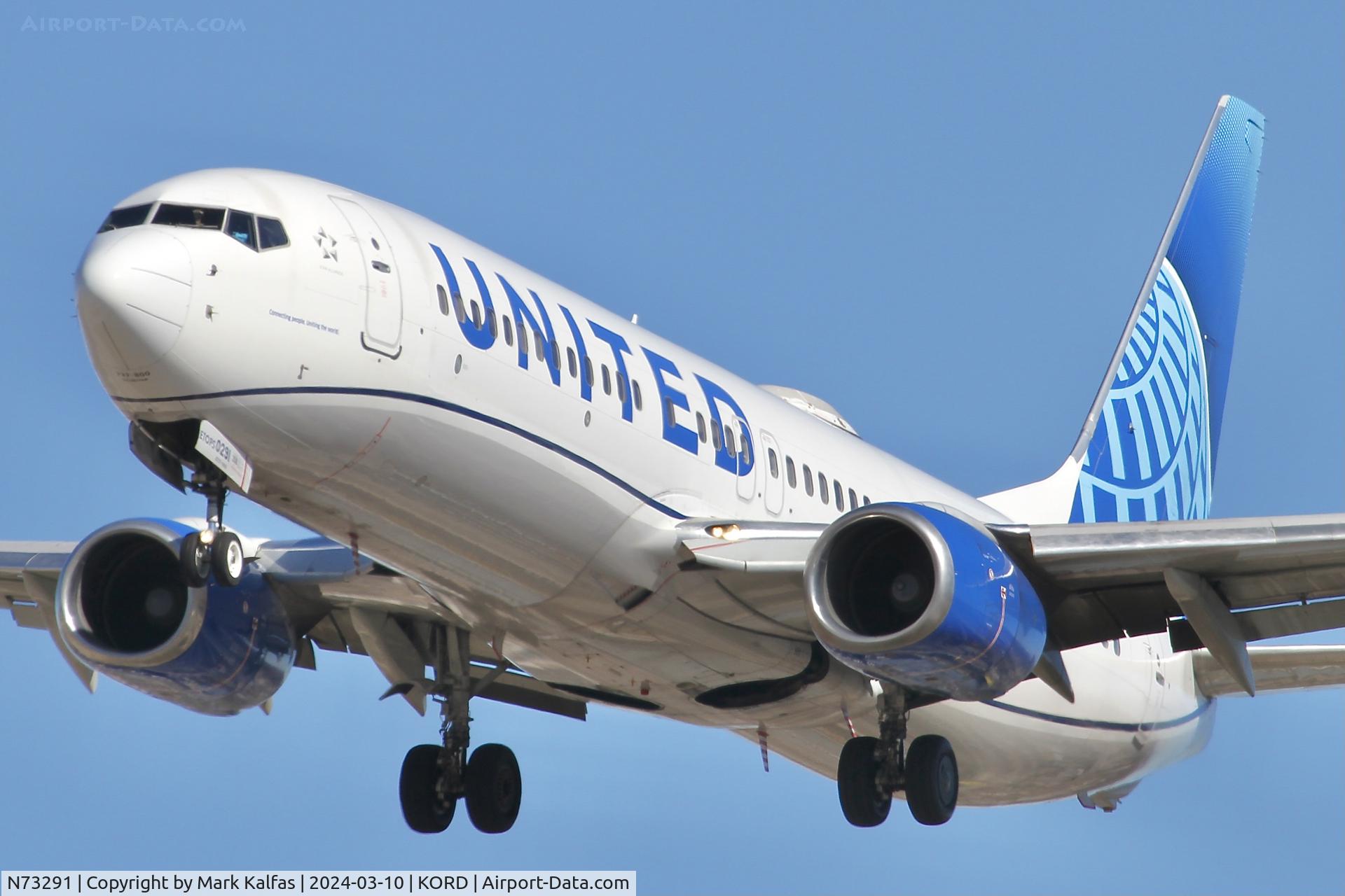 N73291, 2004 Boeing 737-824 C/N 33454, B738 United Airlines Boeing 737-824 N73291 UAL1527 PBI-ORD