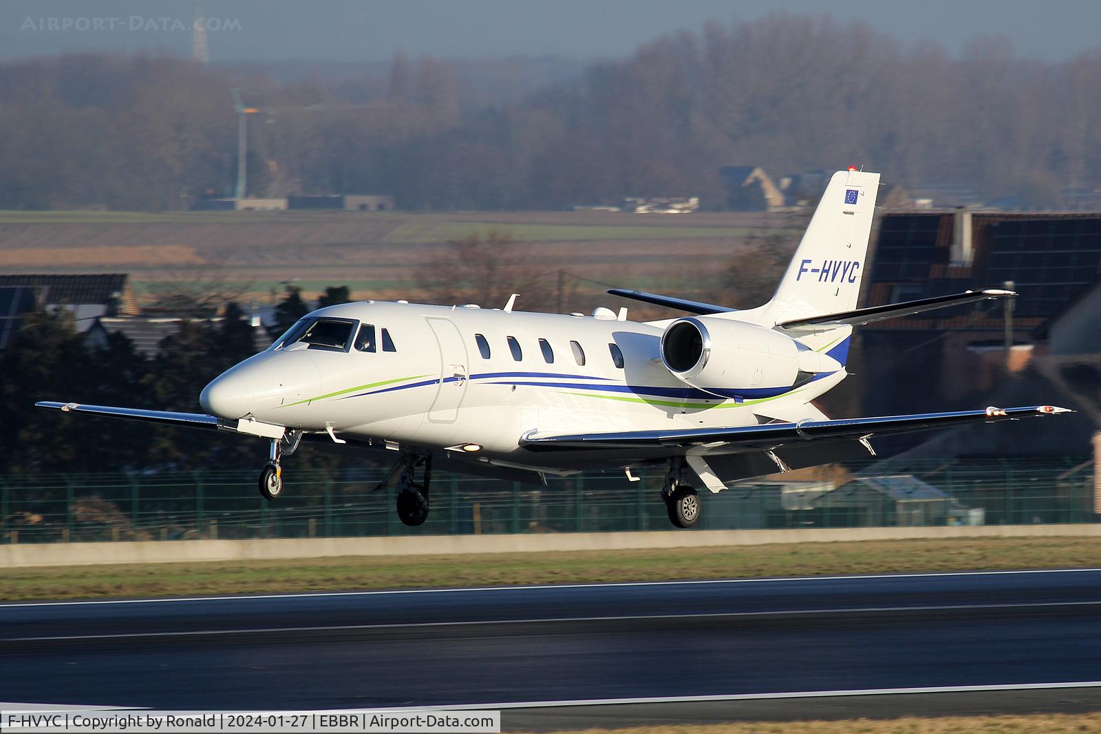 F-HVYC, 2018 Cessna 560XLS Citation Excel+ C/N 560-6254, at ebbr