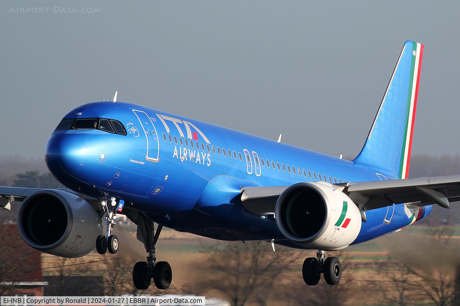 EI-INB, 2022 Airbus A320-271N C/N 11261, at ebbr
