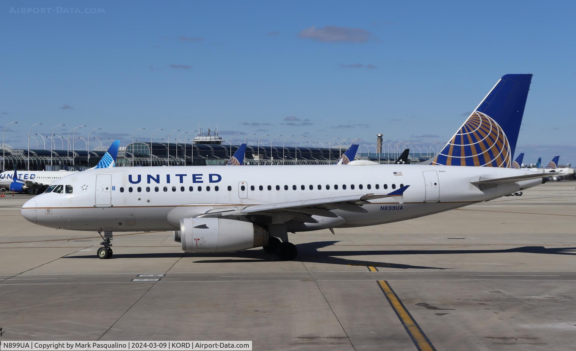 N899UA, 2007 Airbus A319-132 C/N 3342, Airbus A319-132