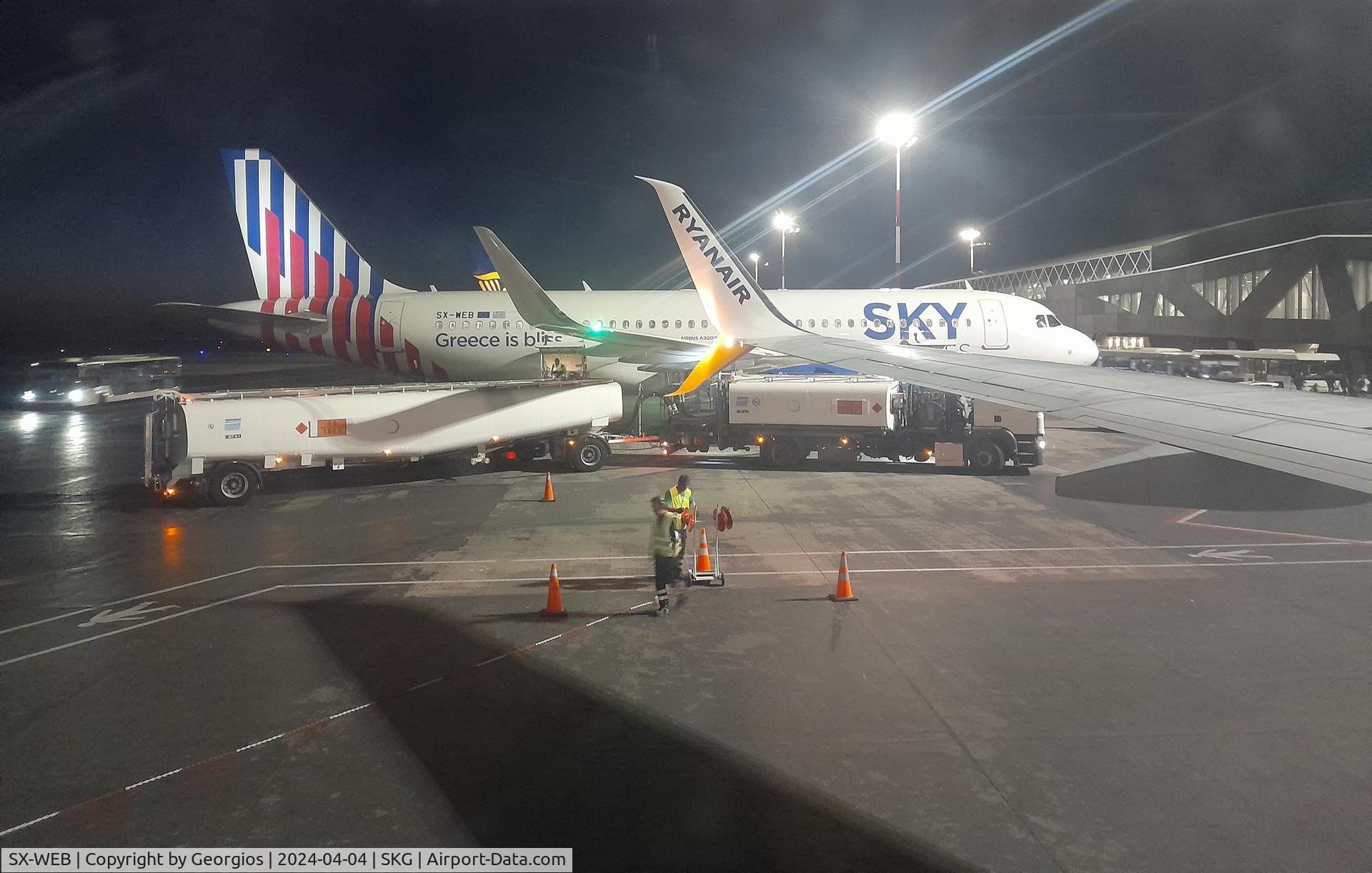 SX-WEB, 2020 Airbus A320-251N C/N 9507, SKG Airport