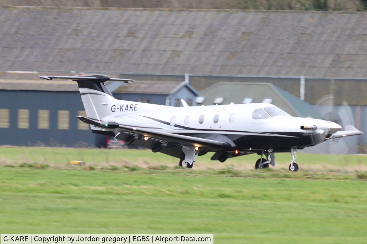 G-KARE, 2011 Pilatus PC-12/47E C/N 1257, Pilatus PC12 Visiting Shobdon Airfield in herefordshire
