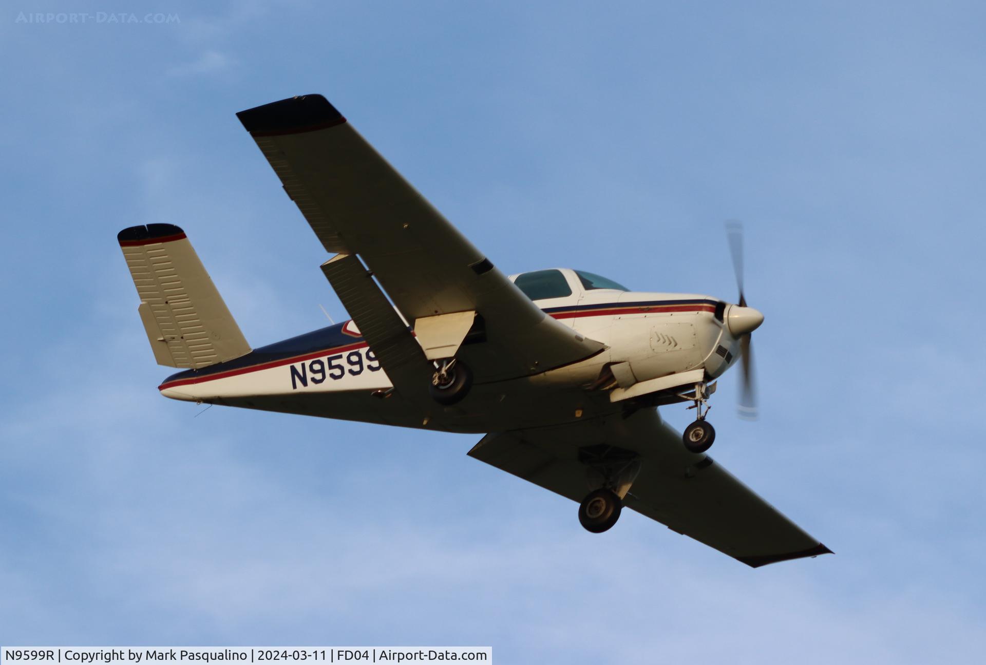 N9599R, 1959 Beech M35 Bonanza C/N D-6206, Beech M35