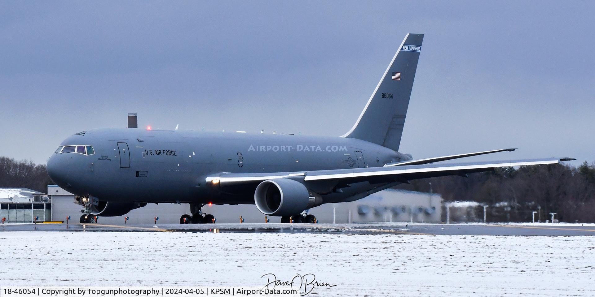 18-46054, 2017 Boeing KC-46A Pegasus C/N 41874/1200, IGOR13 departing for CAP duty
