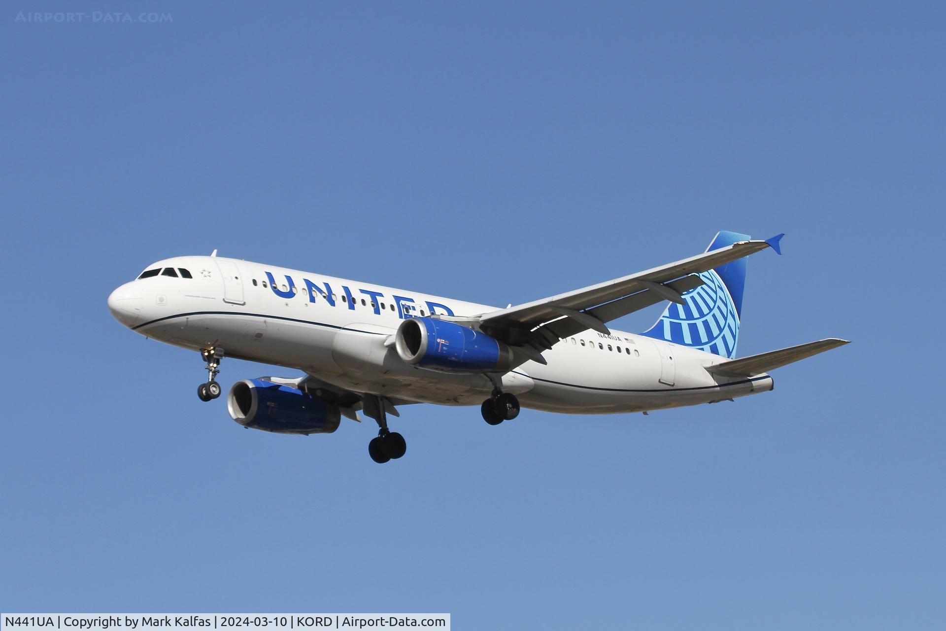 N441UA, 1997 Airbus A320-232 C/N 751, A320 United Airlines A320-232 N441UA UAL222 CHM-ORD