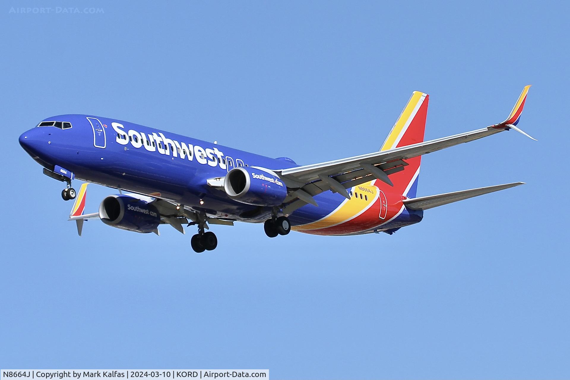 N8664J, 2015 Boeing 737-8H4 C/N 36649, B738 SouthWest Boeing 737-8H4 N8664J SWA3047 DAL-ORD