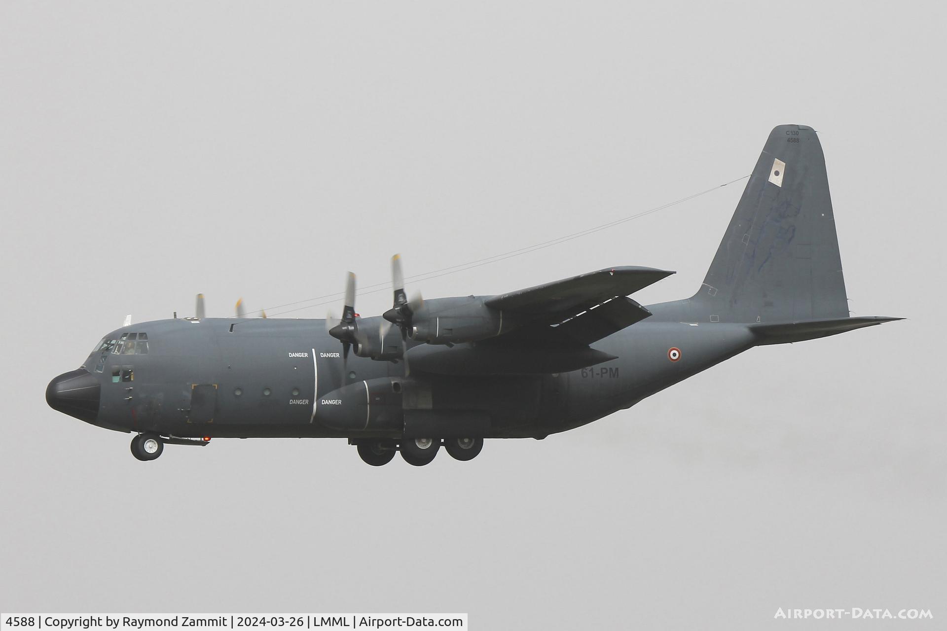 4588, 1975 Lockheed C-130H Hercules C/N 382-4588, Lockheed C-130H Hercules 4588/61-PM French Air Force