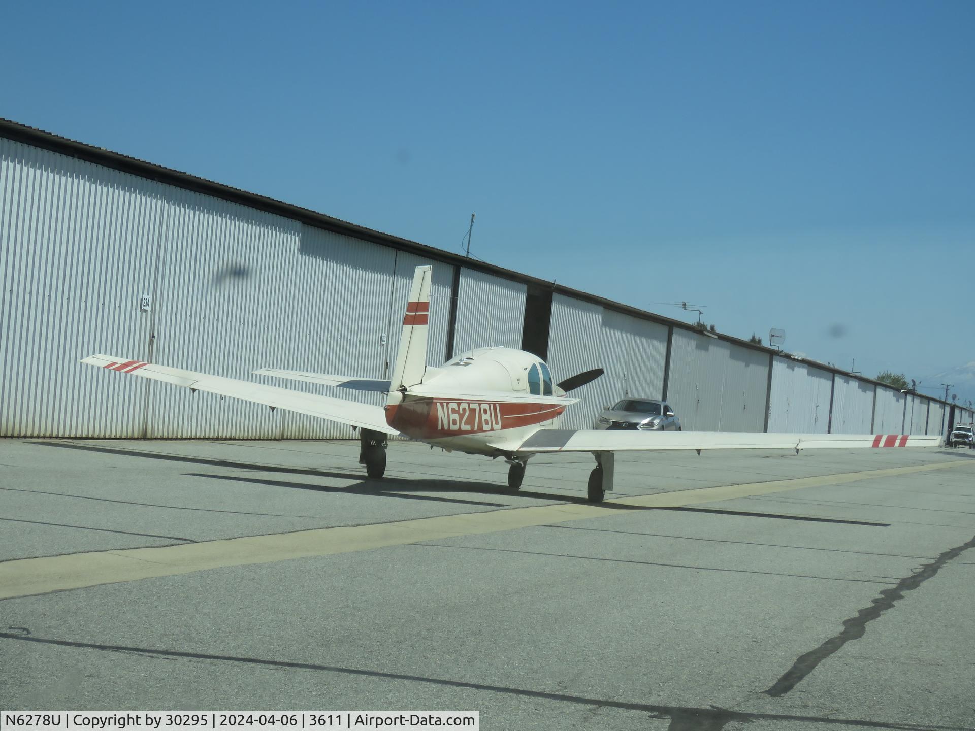 N6278U, 1962 Mooney M20C Ranger C/N 2117, Getting ready to start up