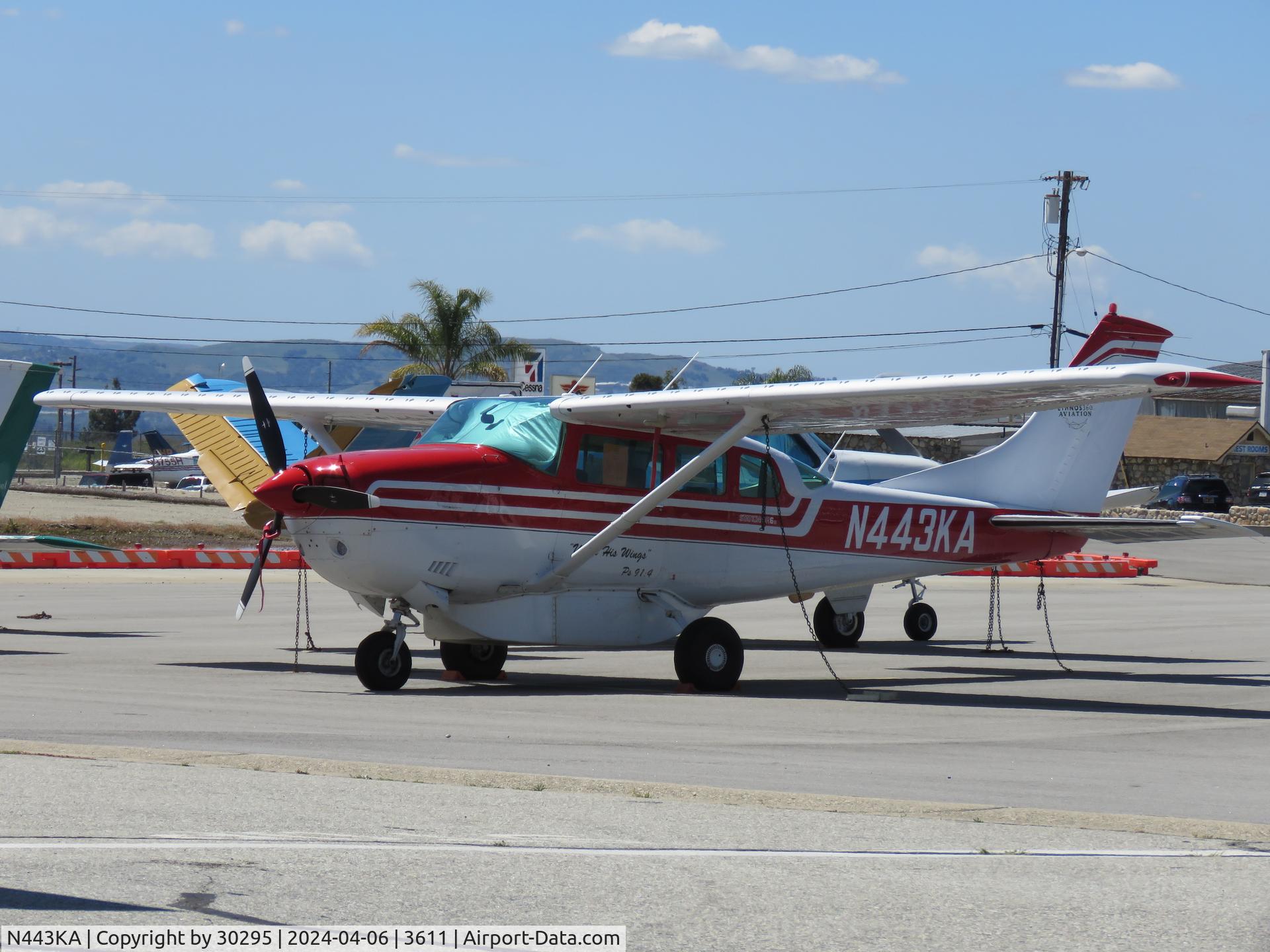 N443KA, 1974 Cessna U206G Stationair C/N U20602496, Parked