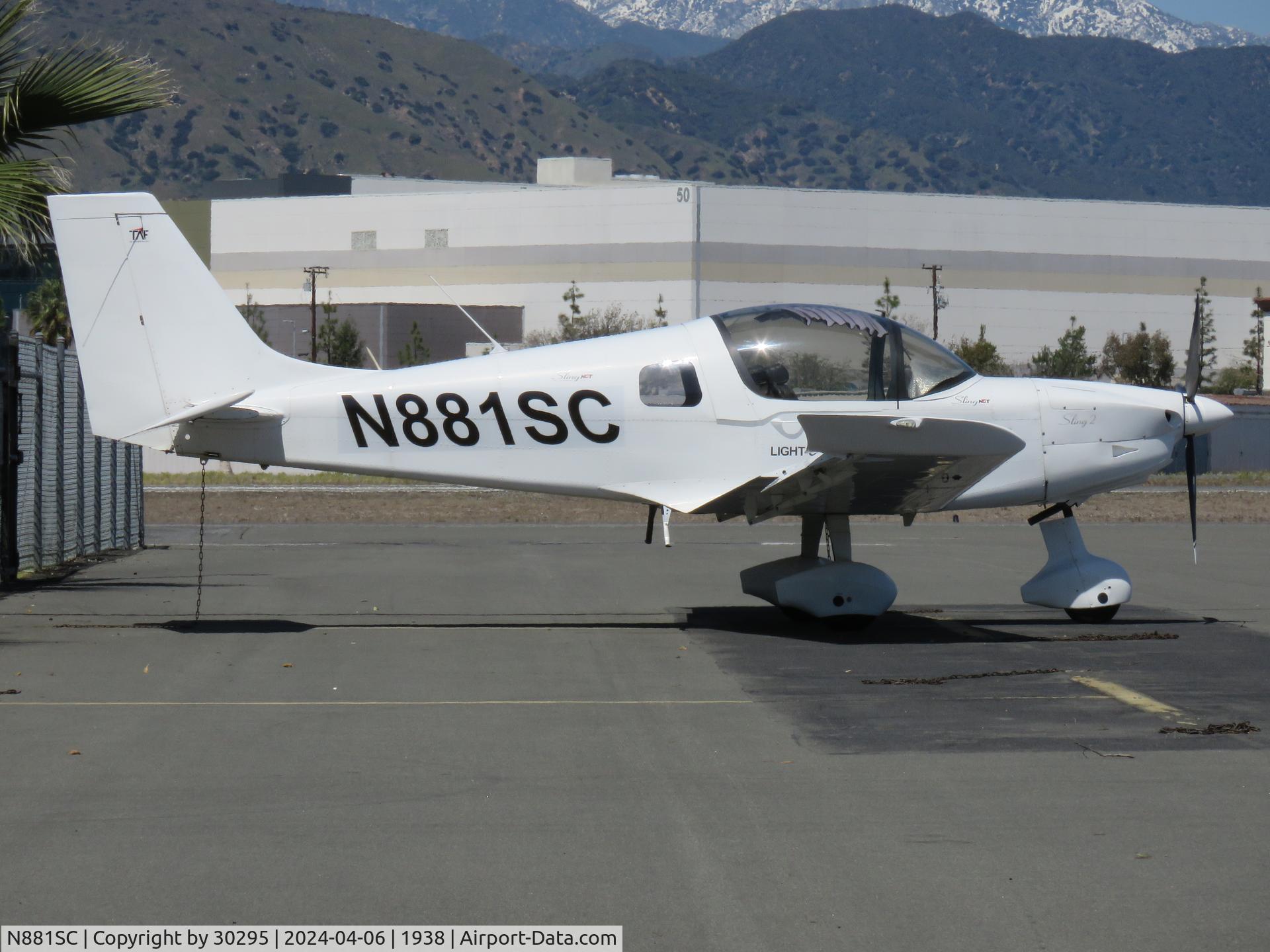 N881SC, 2019 The Airplane Factory Sling LSA C/N 303, Parked