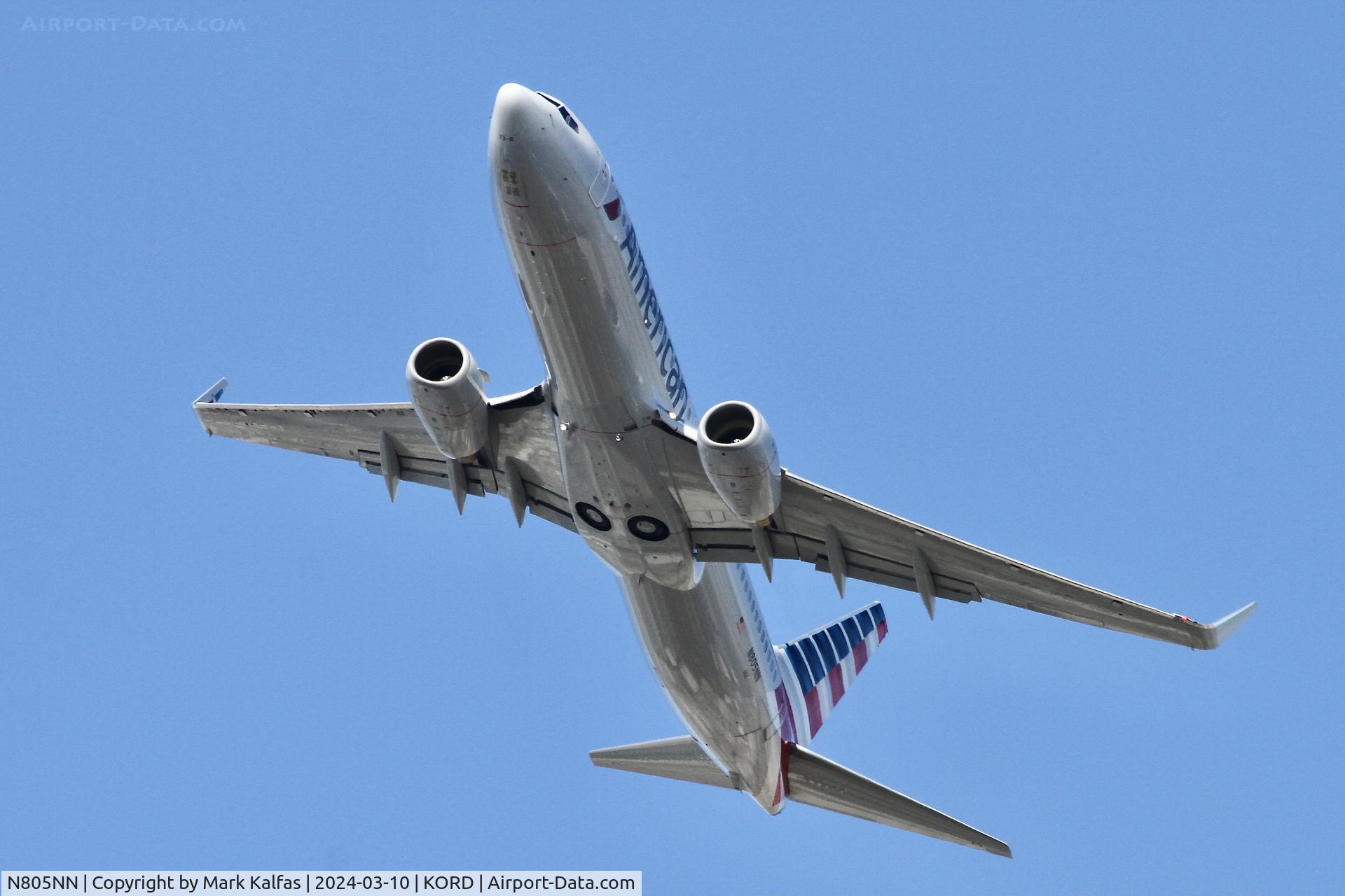 N805NN, 2009 Boeing 737-823 C/N 31075, B738 American Airlines Boeing 737-823 N805NN AAL2839 ORD-DFW