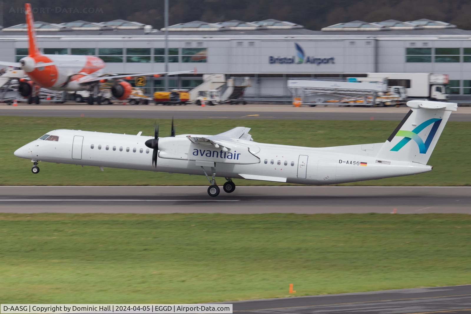 D-AASG, 2003 De Havilland Canada DHC-8-402Q Dash 8 C/N 4087, BRS 05/04/24