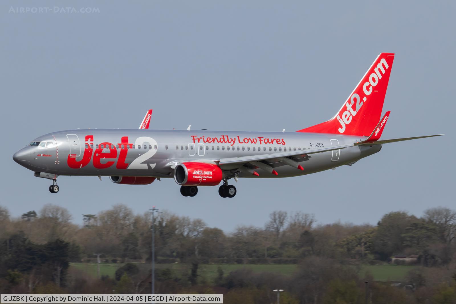 G-JZBK, 2018 Boeing 737-8MG C/N 63167, BRS 05/04/24