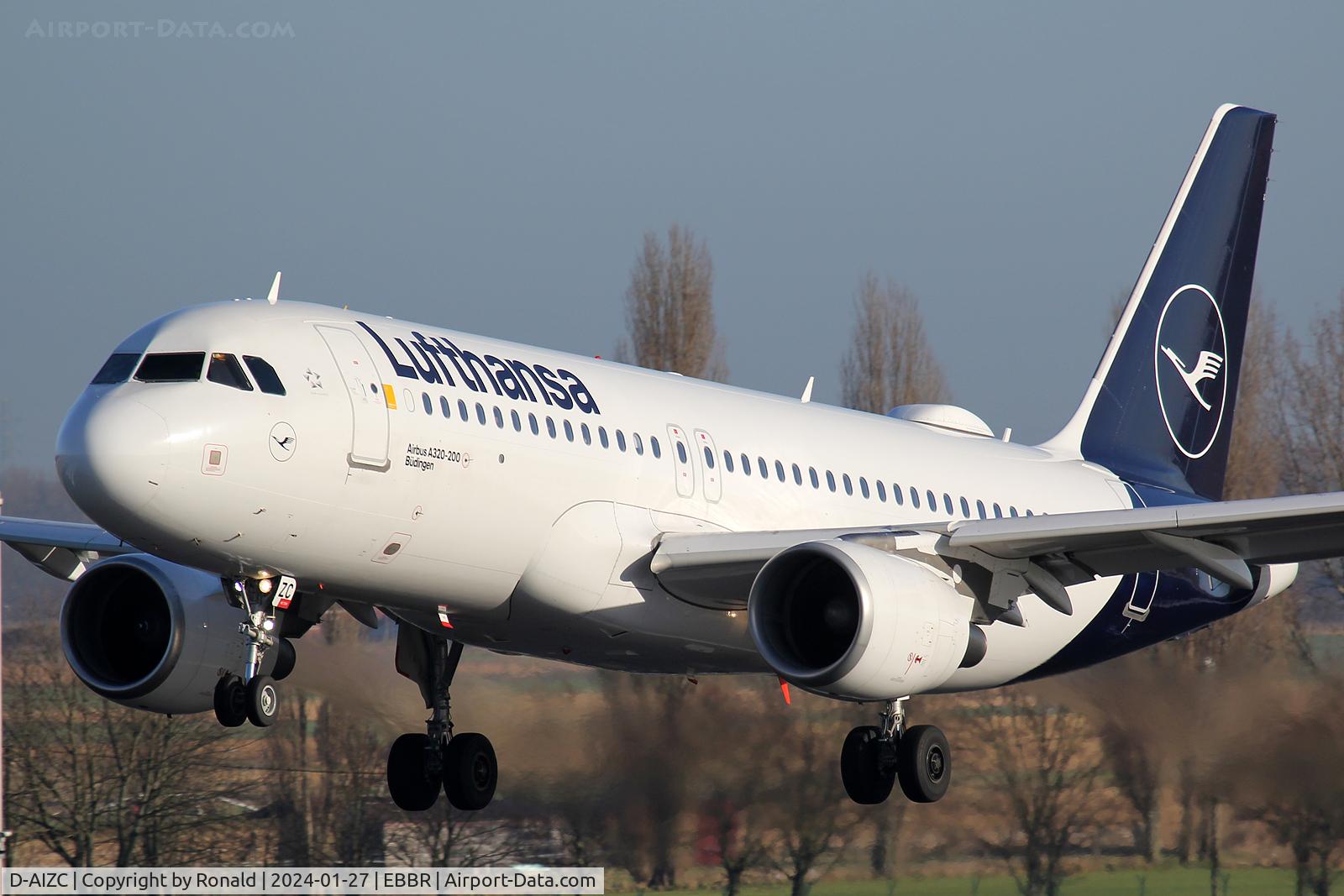 D-AIZC, 2009 Airbus A320-214 C/N 4153, at ebbr