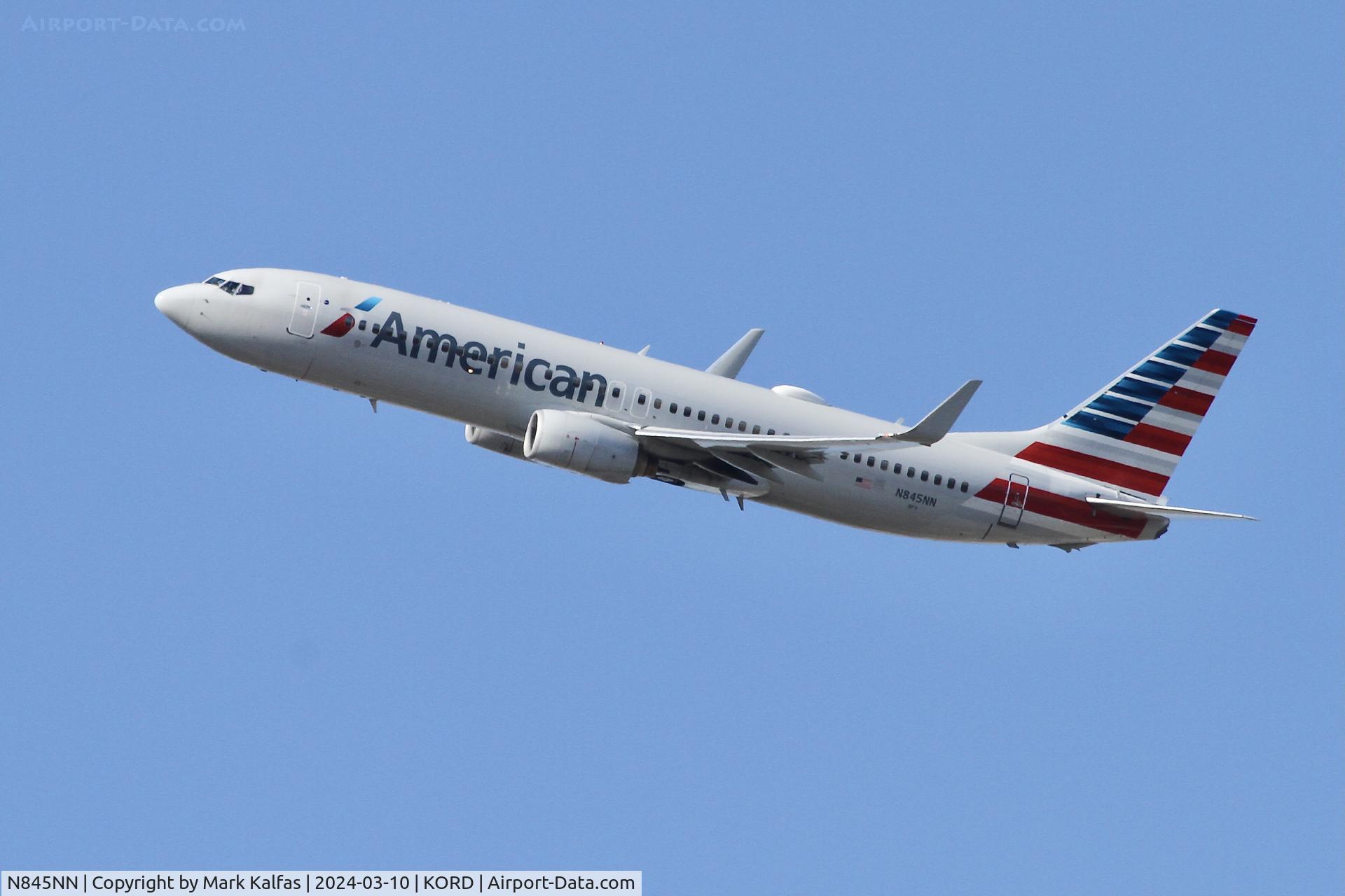 N845NN, 2010 Boeing 737-823 C/N 40579, B738 American Airlines Boeing 737-823N845NN AAL818 ORD-MIA