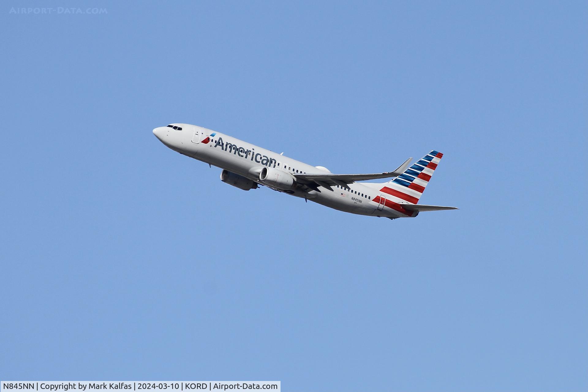 N845NN, 2010 Boeing 737-823 C/N 40579, B738 American Airlines Boeing 737-823N845NN AAL818 ORD-MIA