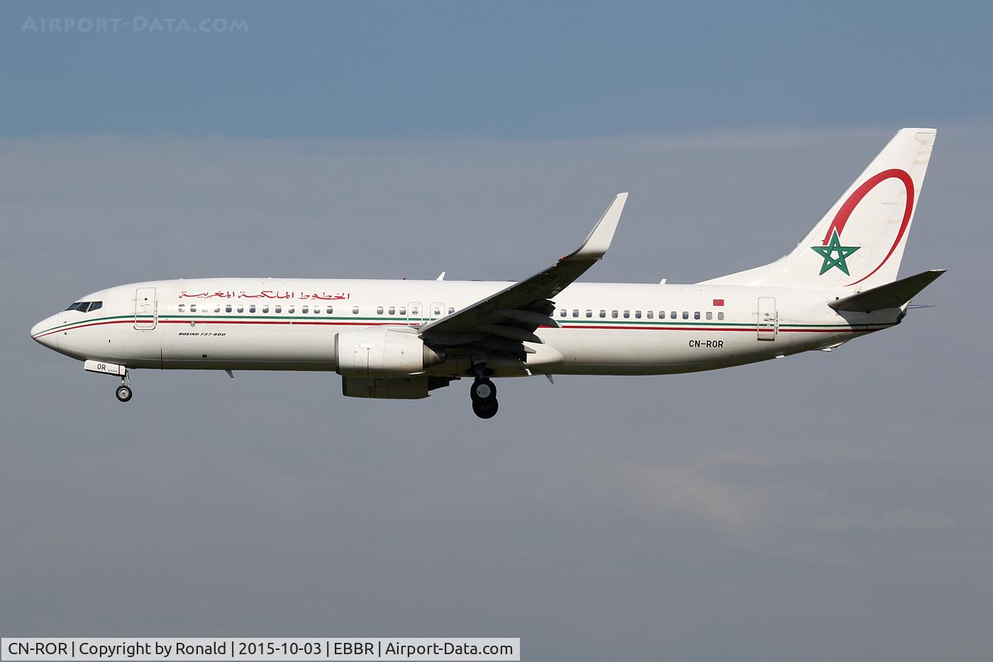 CN-ROR, 2008 Boeing 737-8B6 C/N 33067, at ebbr