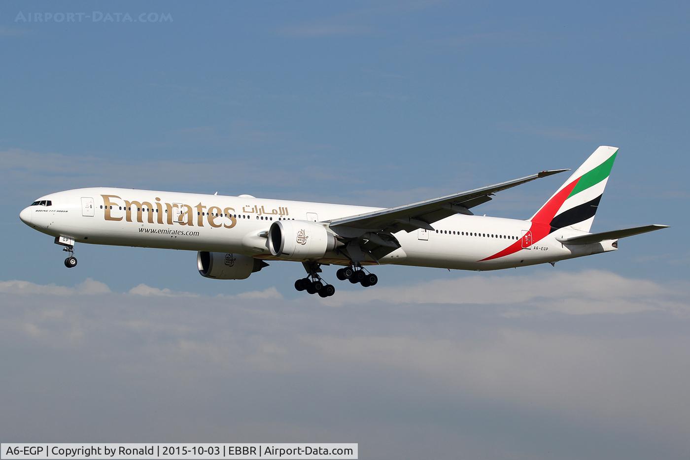 A6-EGP, 2012 Boeing 777-31H/ER C/N 35599, at ebbr