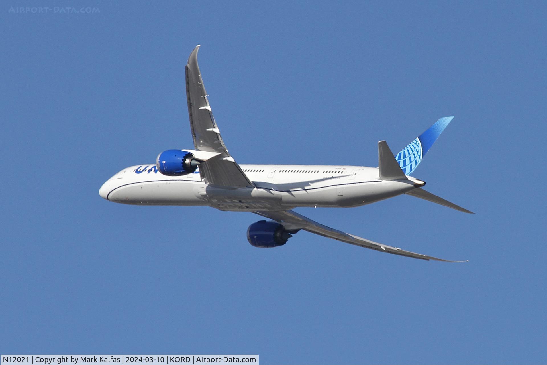 N12021, 2022 Boeing 787-10 Dreamliner Dreamliner C/N 66990, B78X United Airlines BOEING 787-10 Dreamliner N12021 UAL972 KORD-EBBR