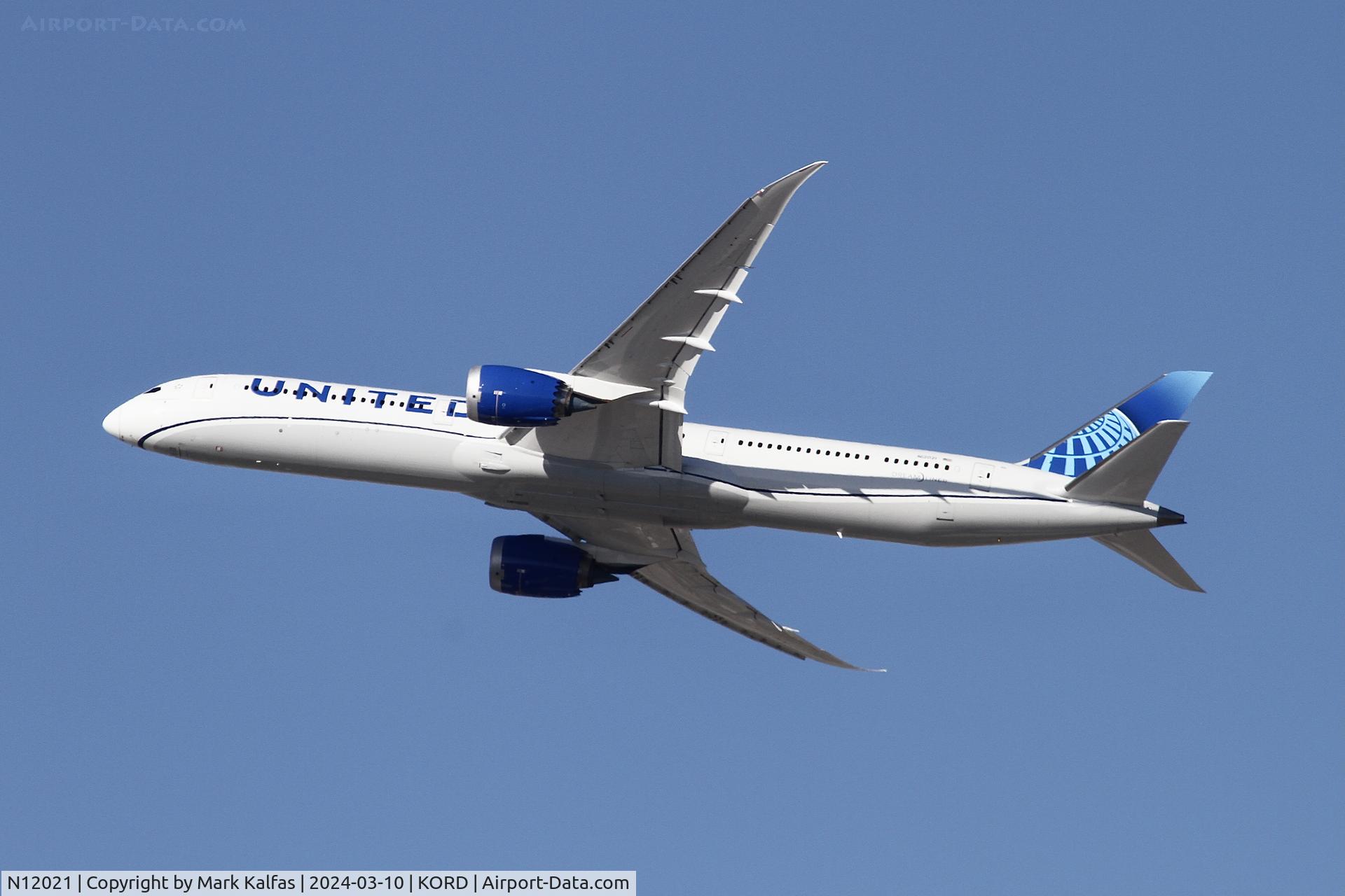 N12021, 2022 Boeing 787-10 Dreamliner Dreamliner C/N 66990, B78X United Airlines BOEING 787-10 Dreamliner N12021 UAL972 KORD-EBBR