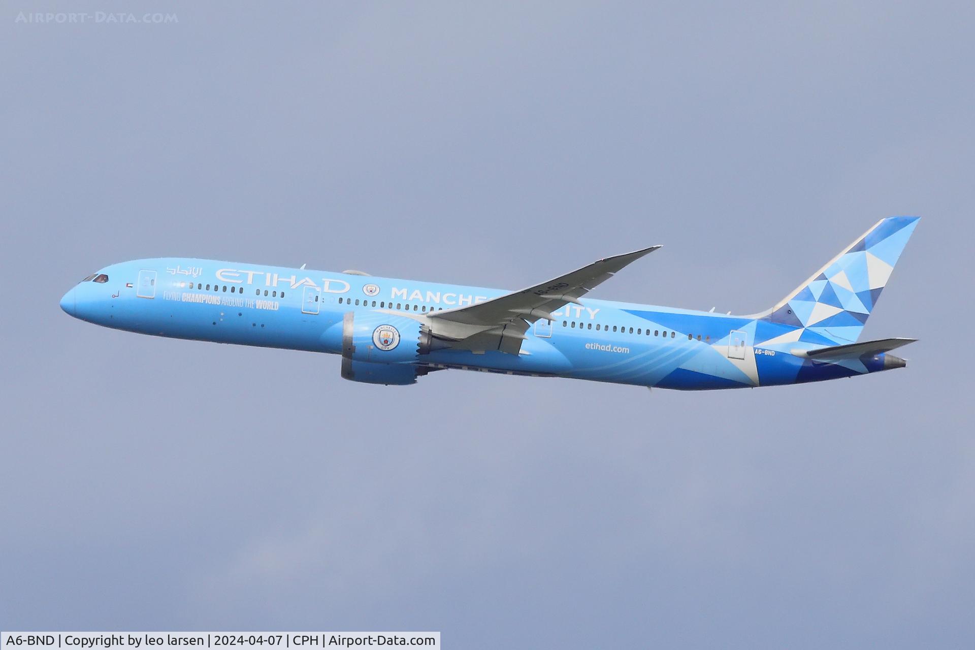 A6-BND, 2019 Boeing 787-9 Dreamliner C/N 42373, Copenhagen 7.4.2024