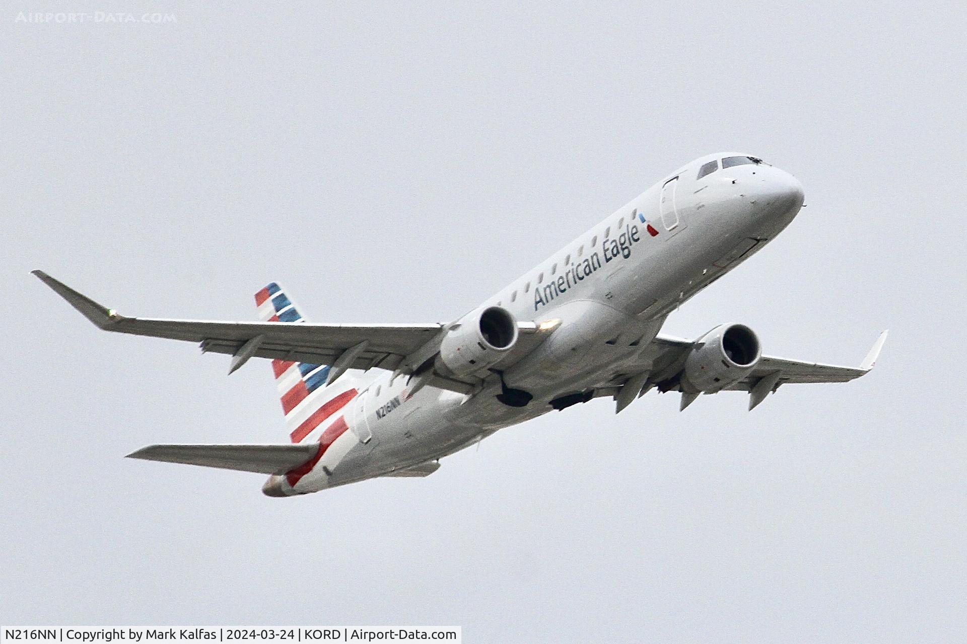 N216NN, 2015 Embraer 175LR (ERJ-170-200LR) C/N 17000513, E75L Envoy/American Eagle ERJ-170-200LR N216NN ENY3317 ORD-XNA
