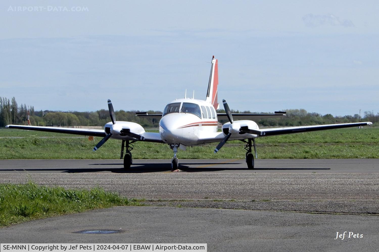 SE-MNN, 1970 Piper PA-31-310 Navajo C/N 31-632, SE-MNN operated by Prokitor AB at Antwerp Airport.