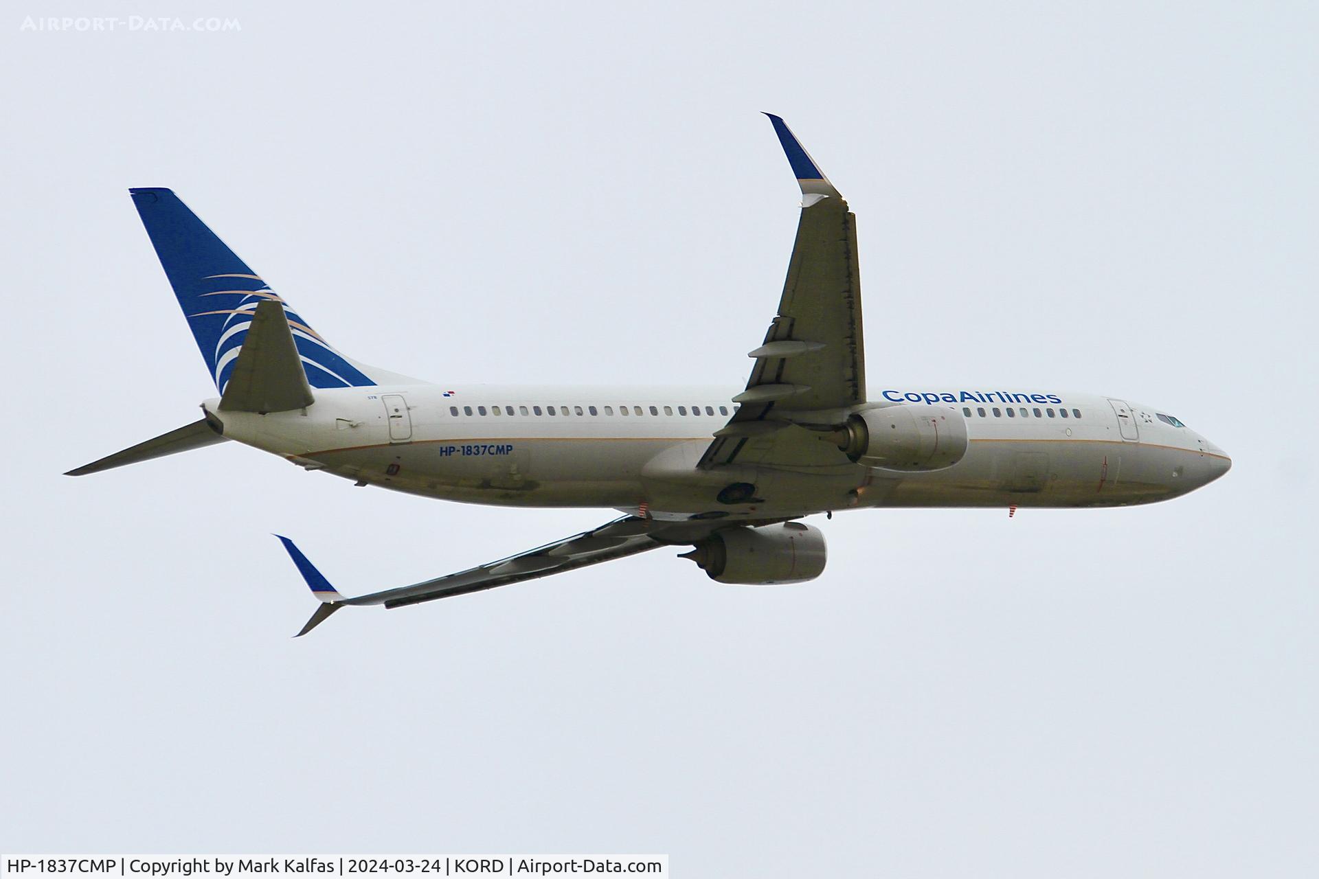HP-1837CMP, 2014 Boeing 737-8V3 C/N 40783, B738 Copa Airlines 737-8V3 HP-1837CMP CMP229 KORD-MPTO