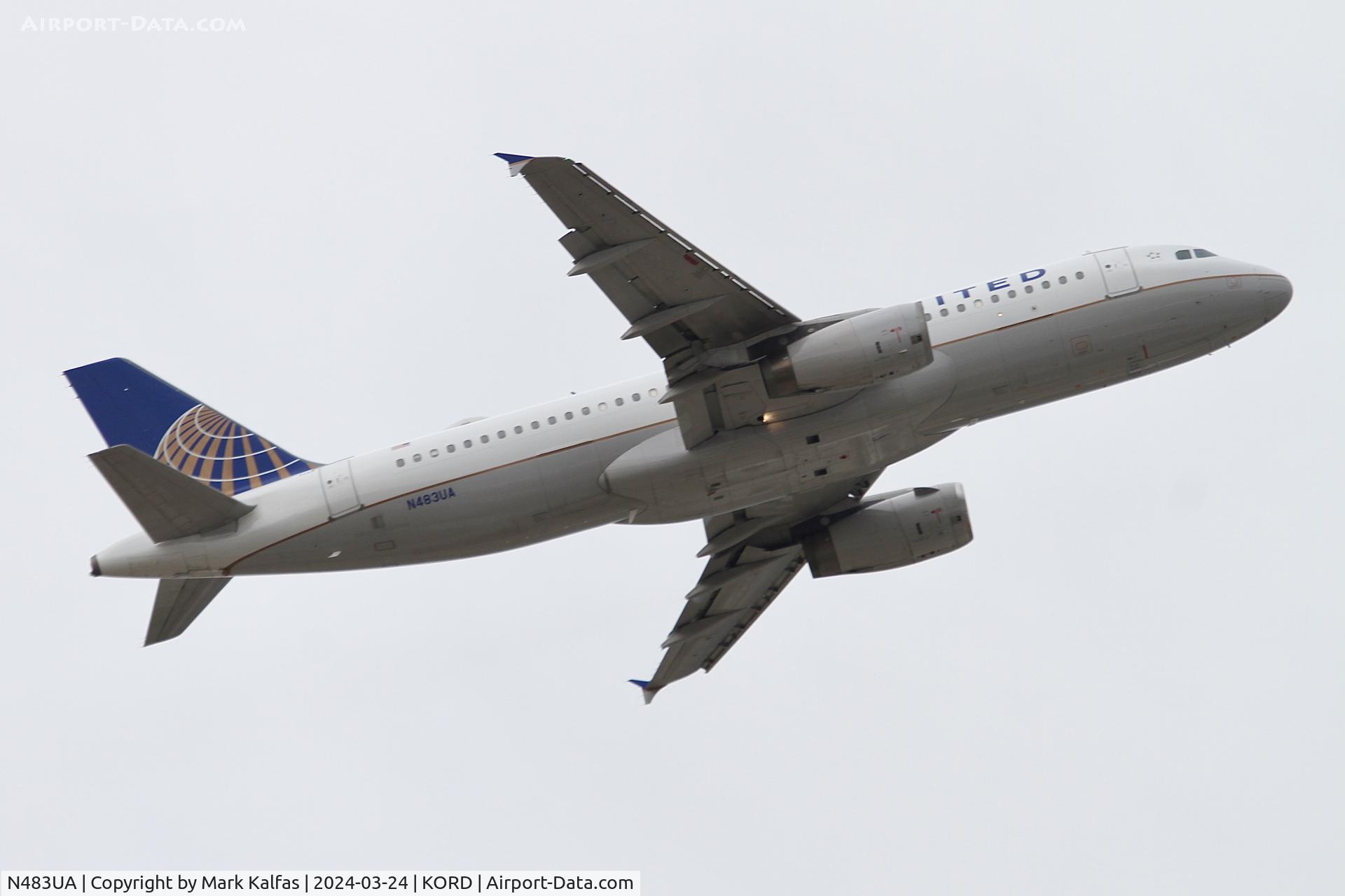 N483UA, 2001 Airbus A320-232 C/N 1586, A320 United Airlines Airbus A320-232 N483UA UAL2659 ORD-DCA