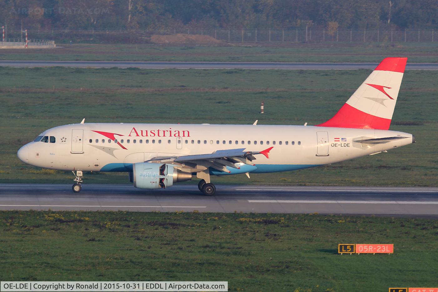OE-LDE, 2005 Airbus A319-112 C/N 2494, at dus