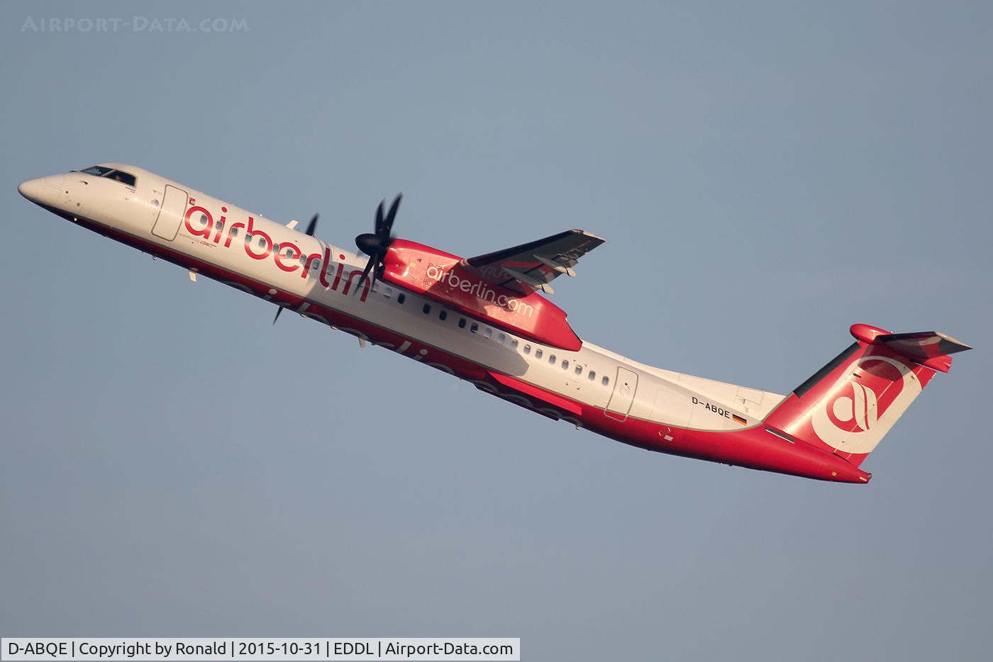 D-ABQE, 2009 De Havilland Canada DHC-8-402Q Dash 8 C/N 4239, at dus