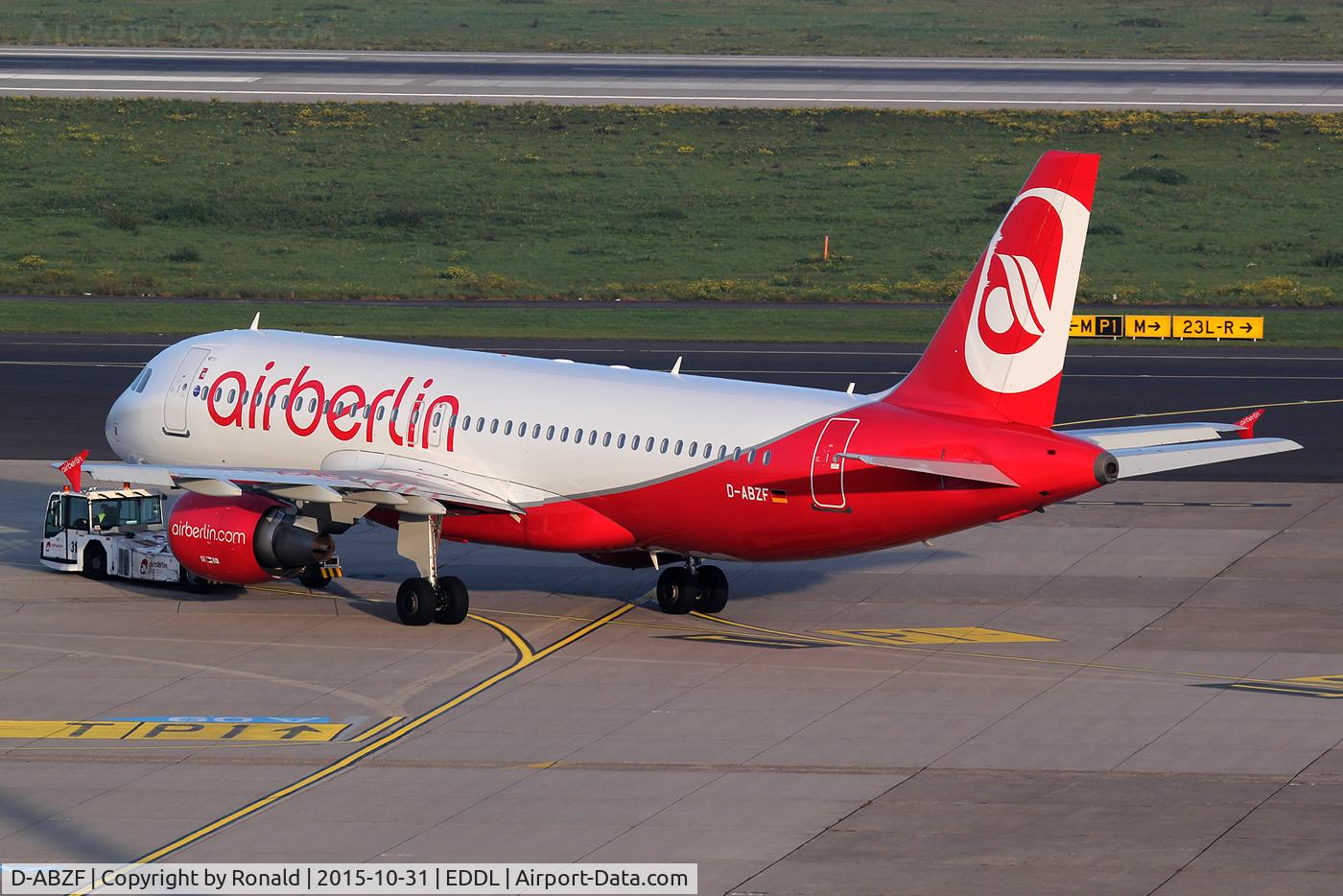 D-ABZF, 2008 Airbus A320-216 C/N 3482, at dus