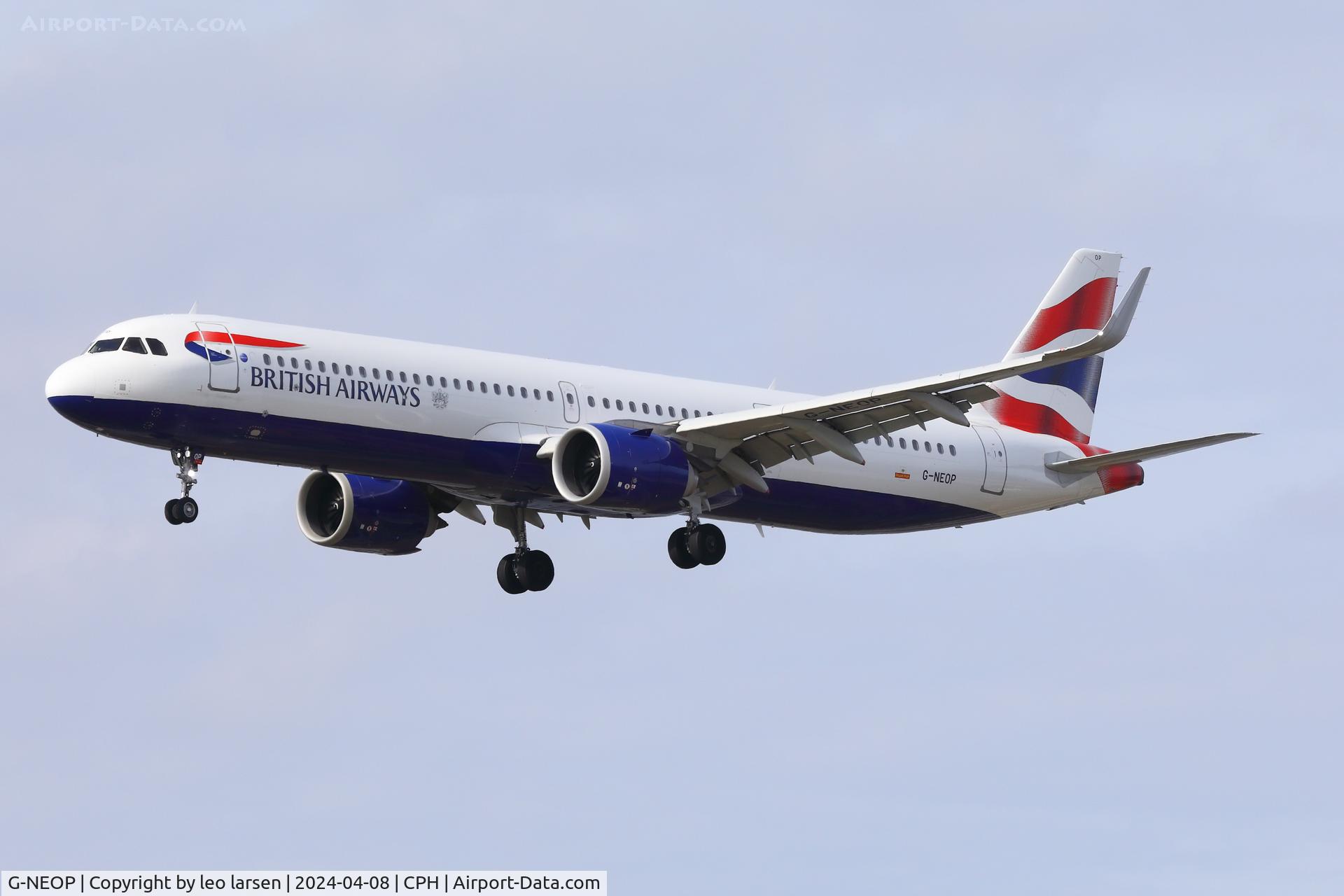 G-NEOP, 2019 Airbus A321-251NX C/N 8469, Copenhagen 8.4.2023
